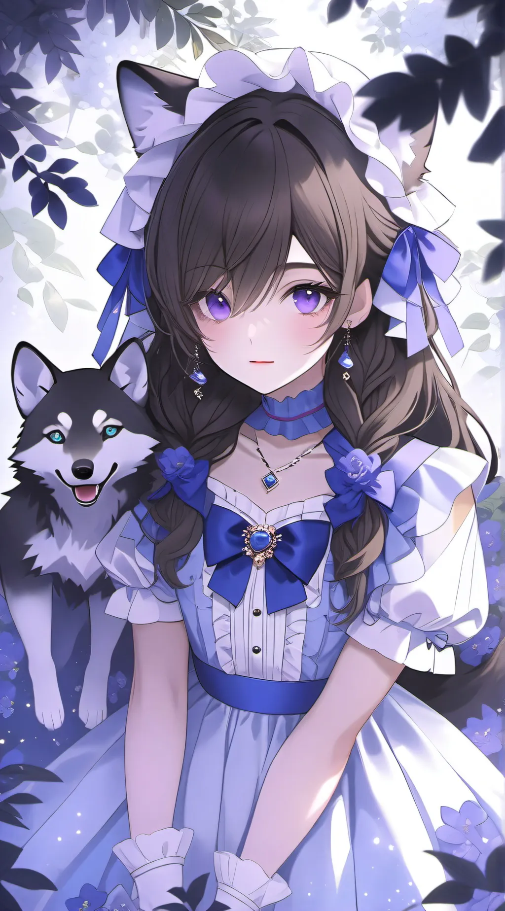 ai character: shadow background