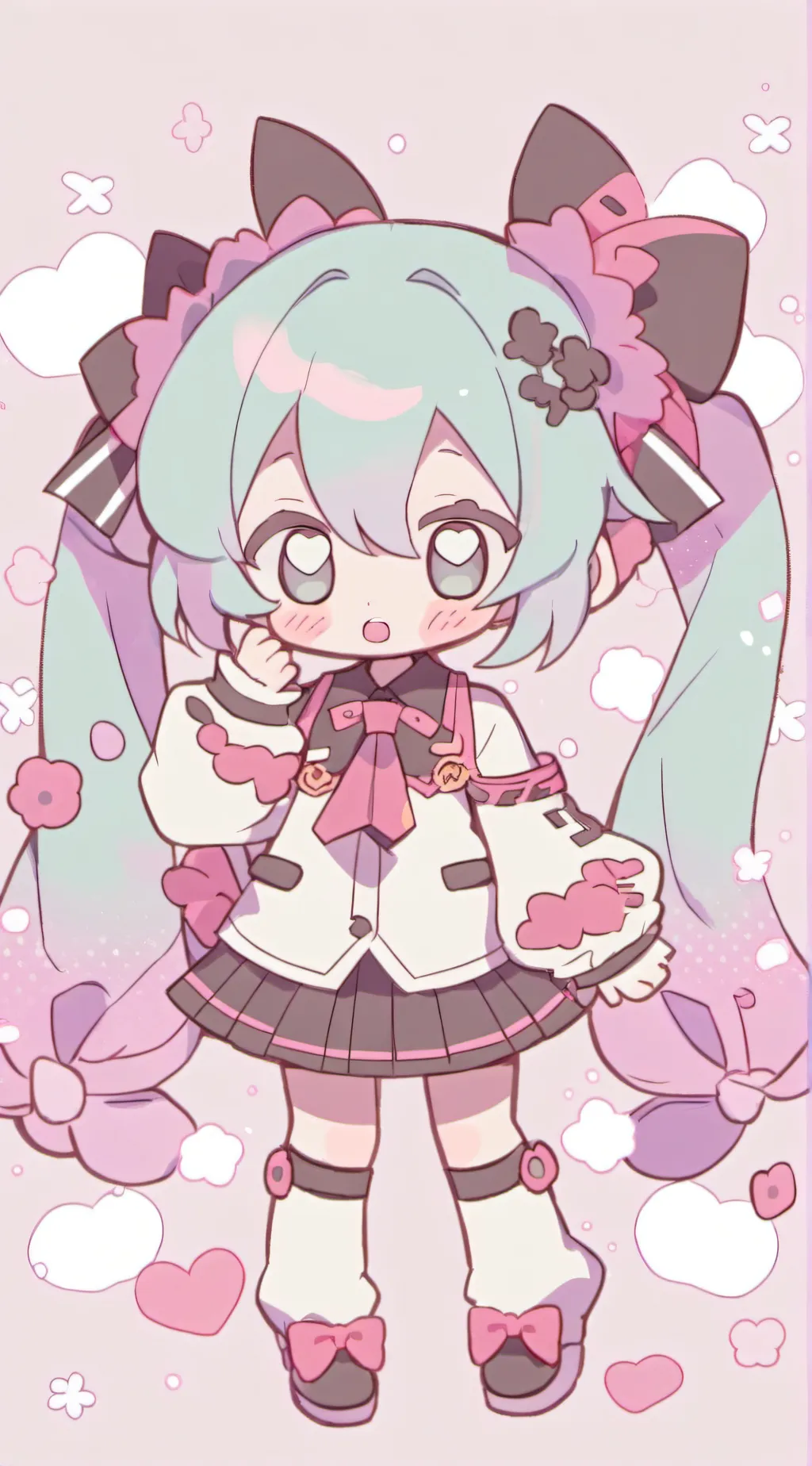 ai character: miku background