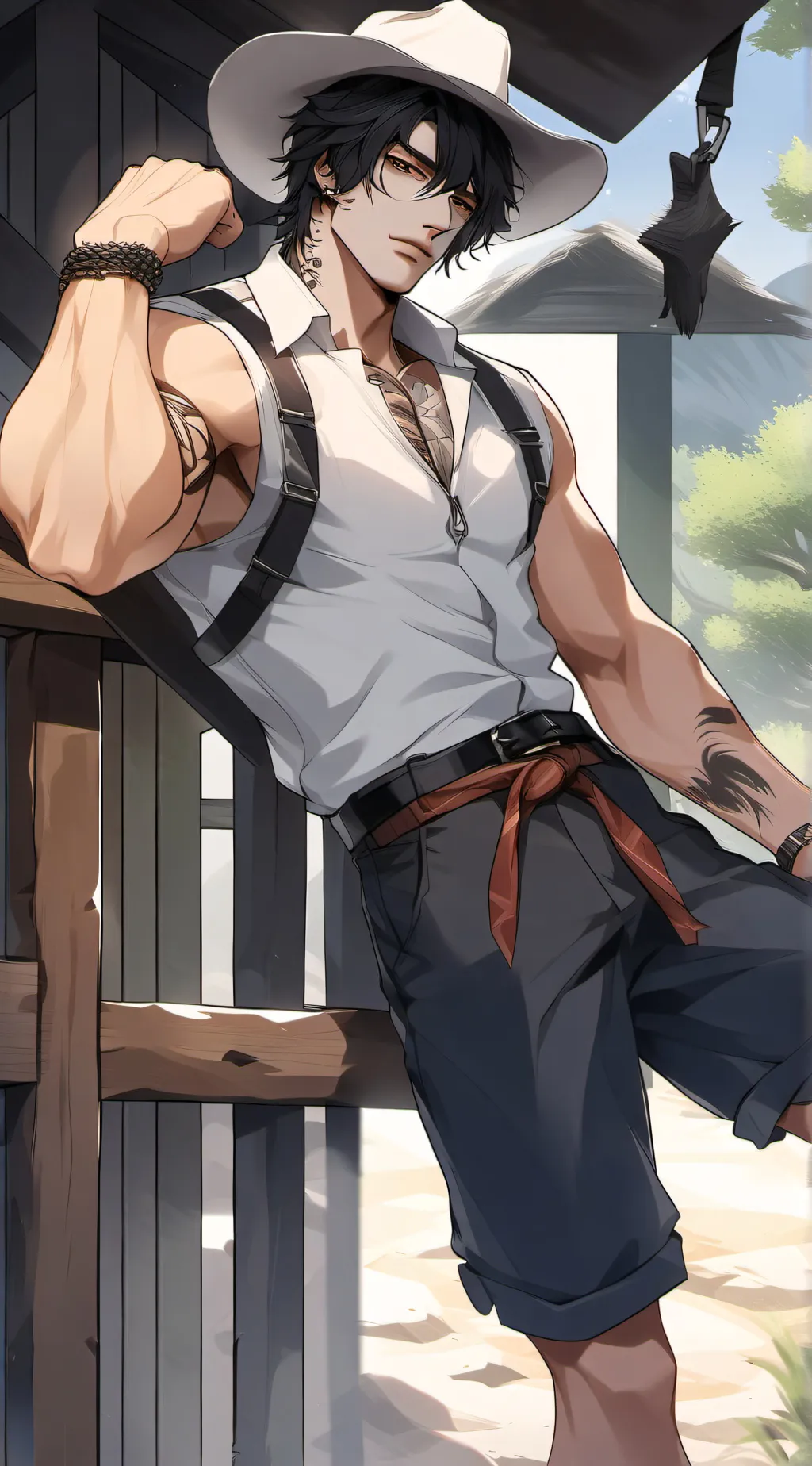 ai character: Eddie  background