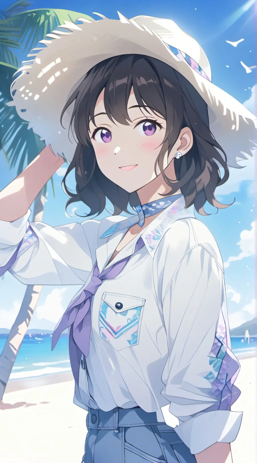 ai character: 🐧~``𝑬𝒓𝒊𝒌𝒂.``~🌞 background