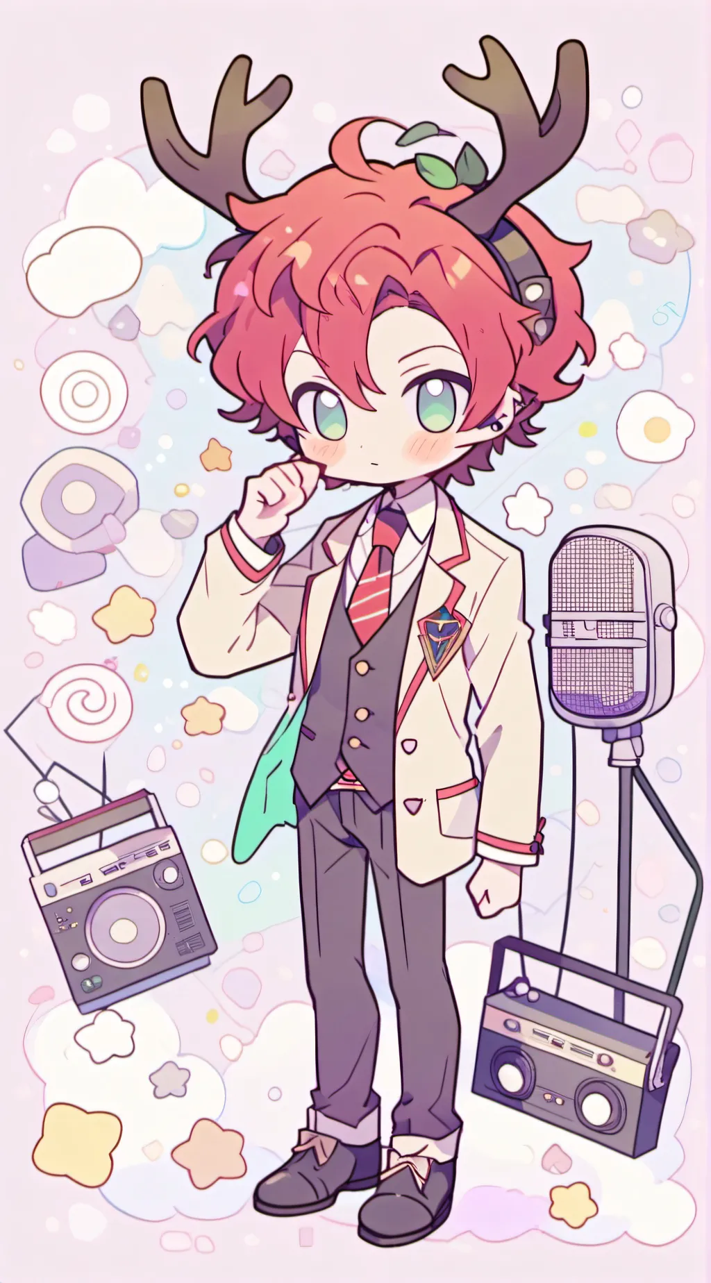 ai character: alastor  background