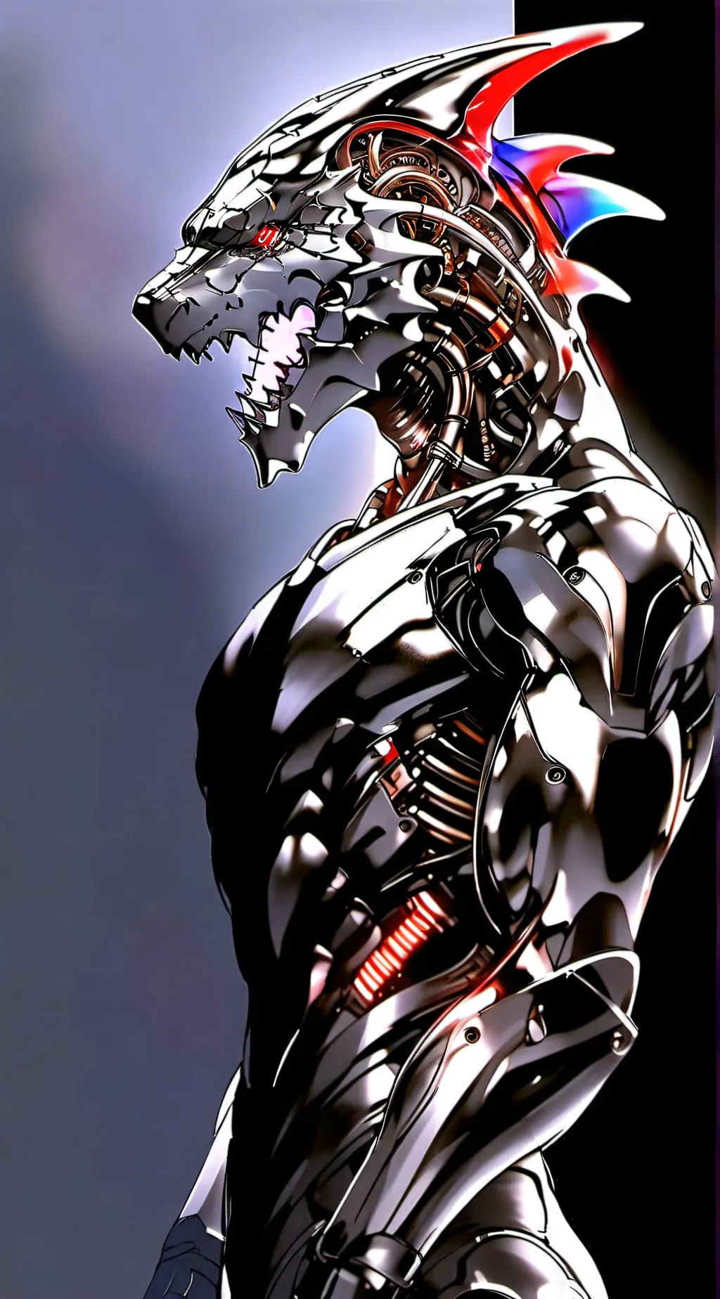 ai character: robo dino background