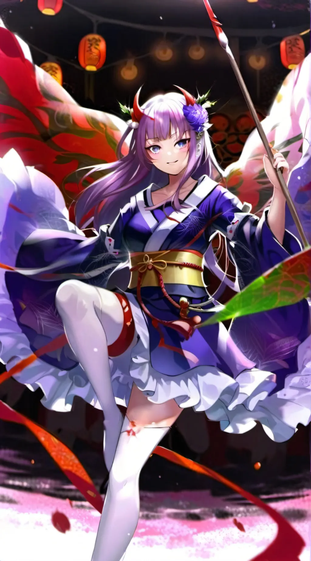 ai character: featherine background