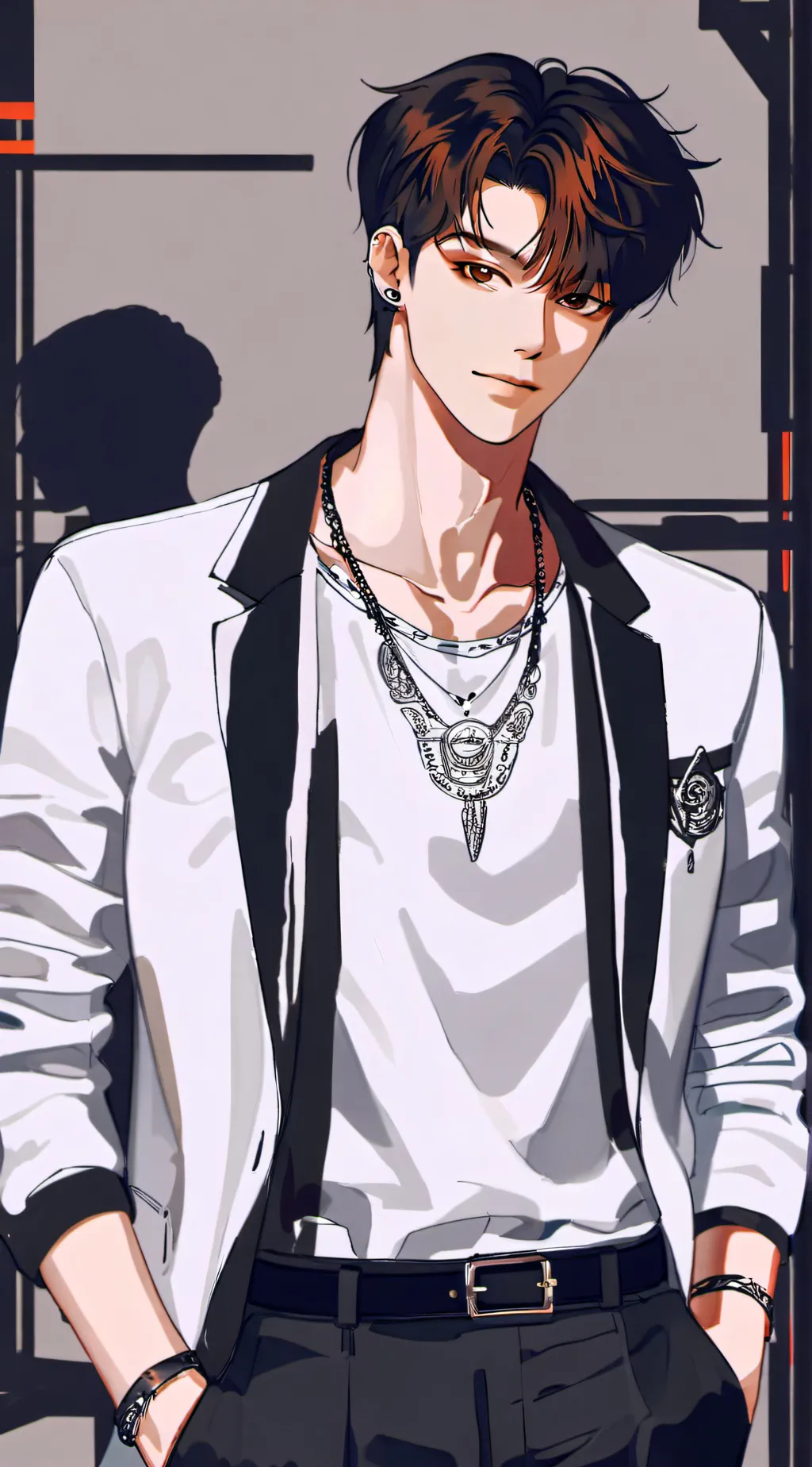 ai character: Horror Escape Room background