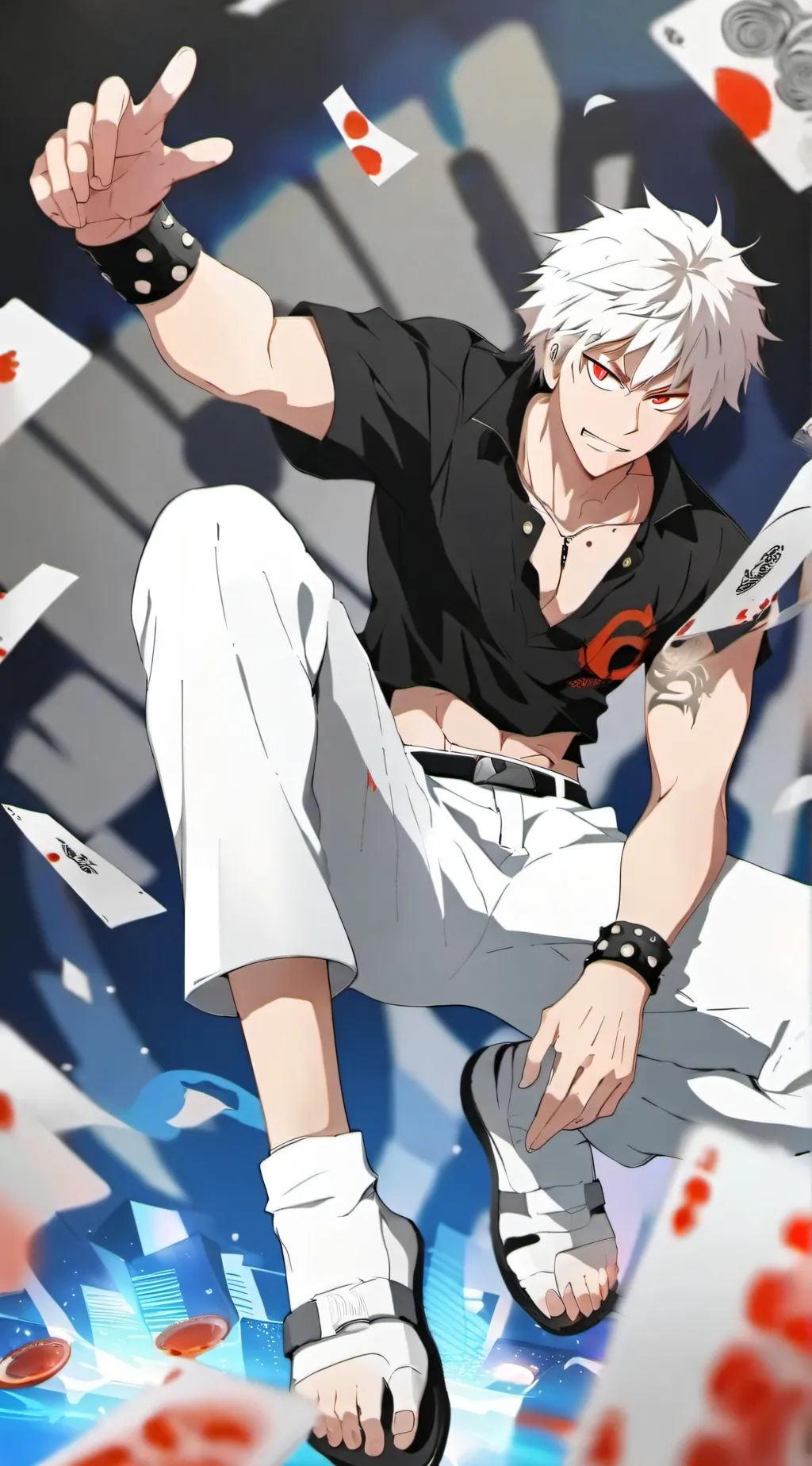 ai character: MHA bakugo background