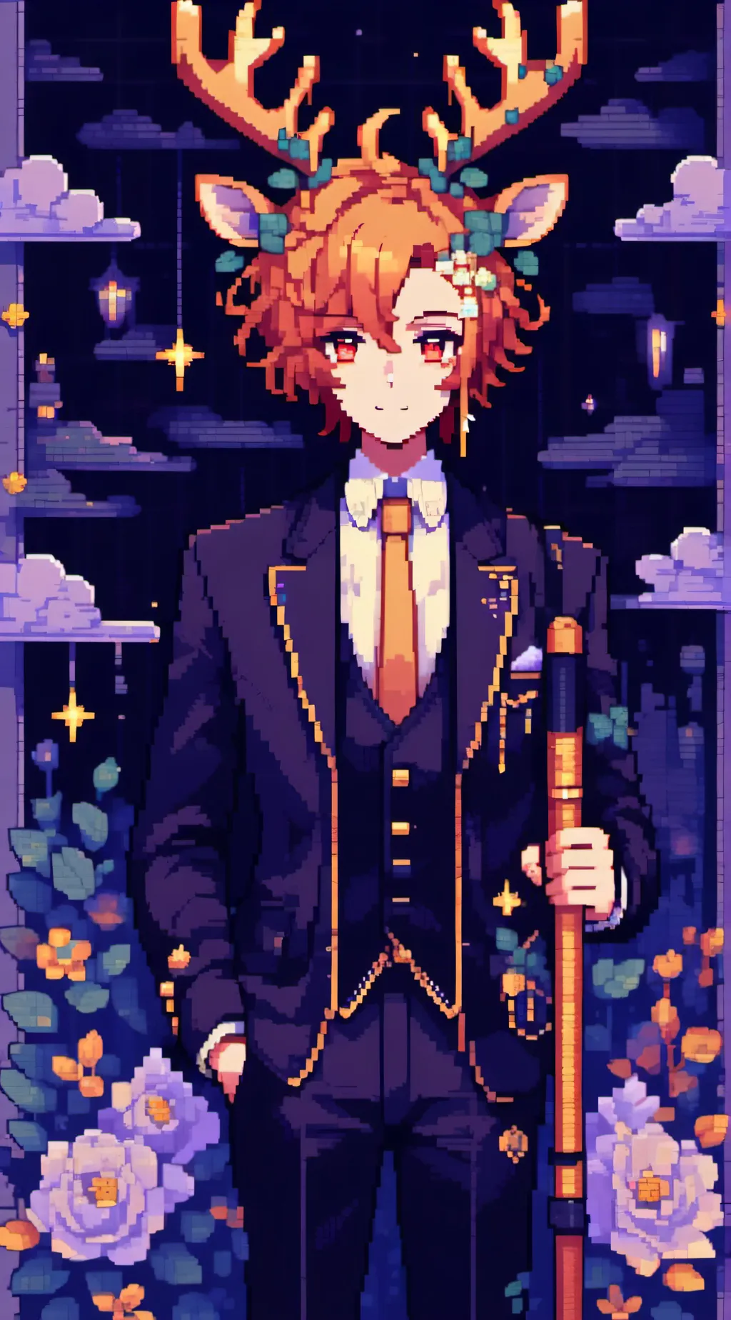 ai character: 😝ALASTOR😝 background