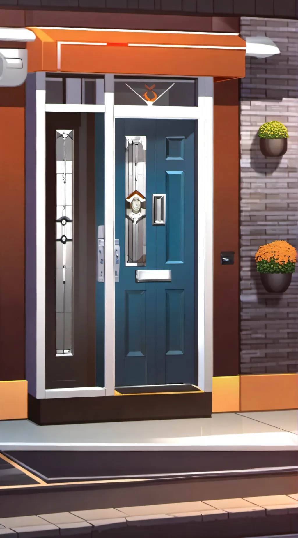 ai character: The immovable door background