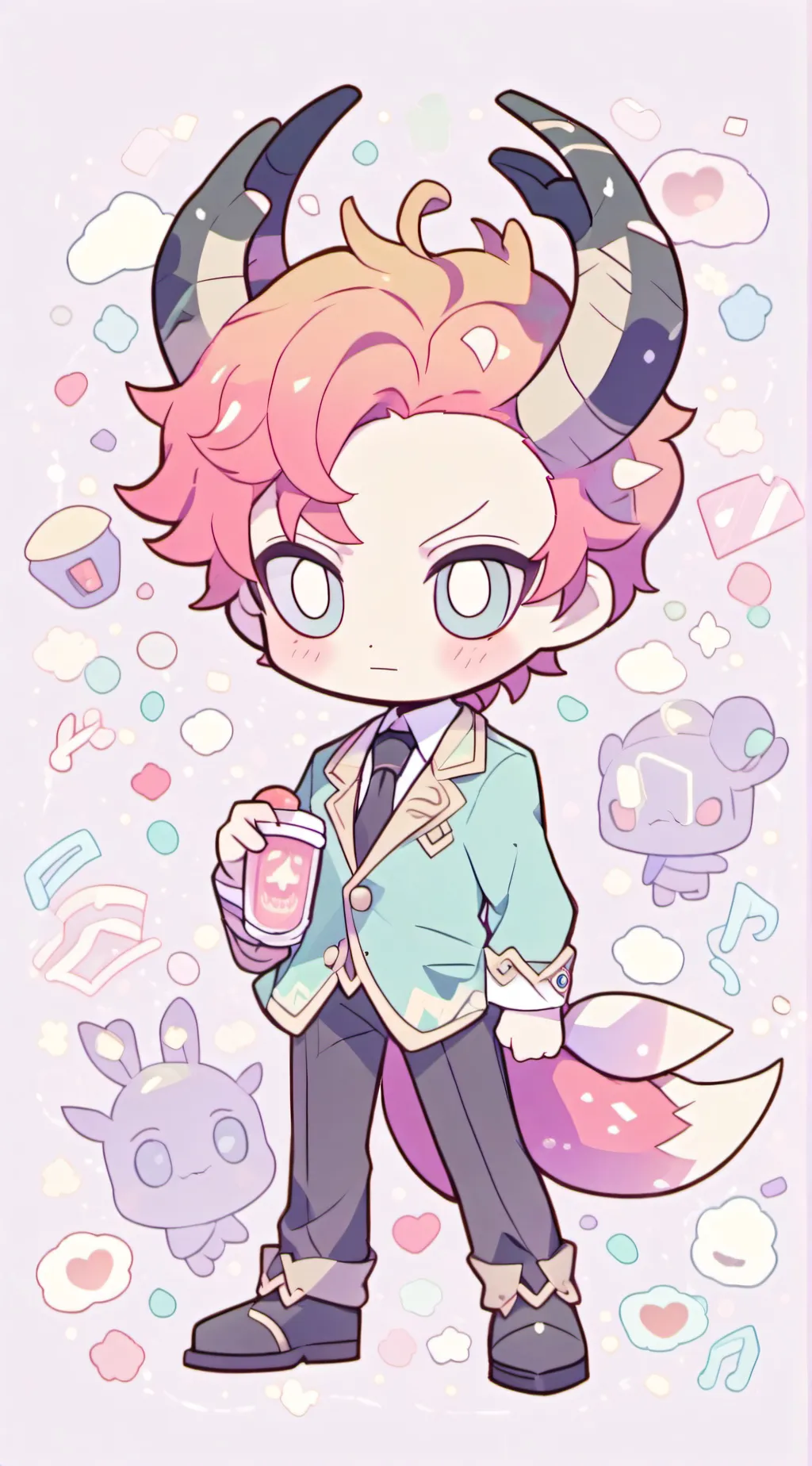 ai character: unknown alastor  background