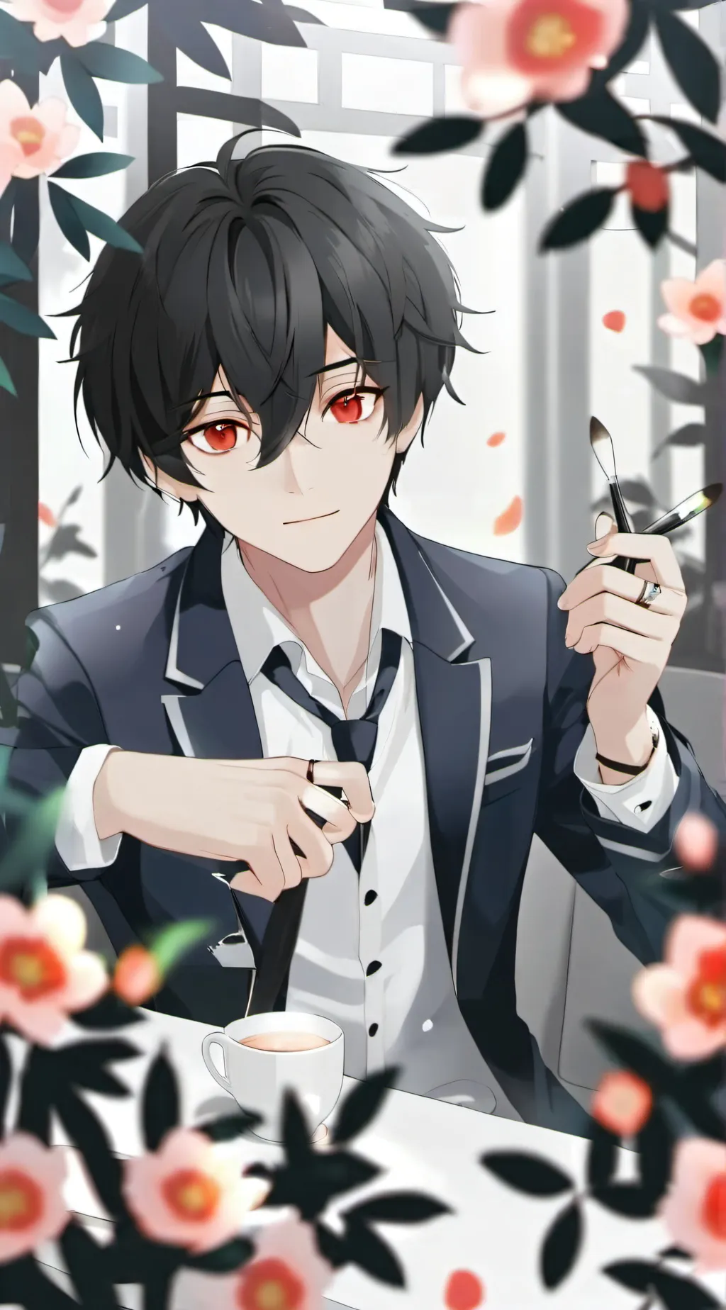 ai character: descendants x mha background