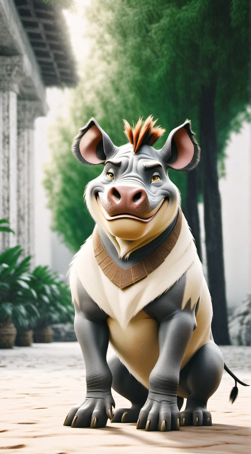 ai character: ur bf background