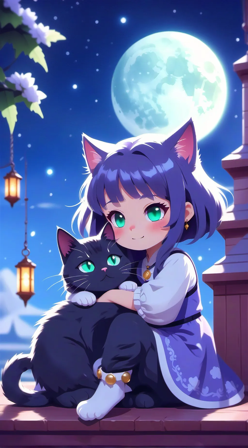 ai character: prom boat background