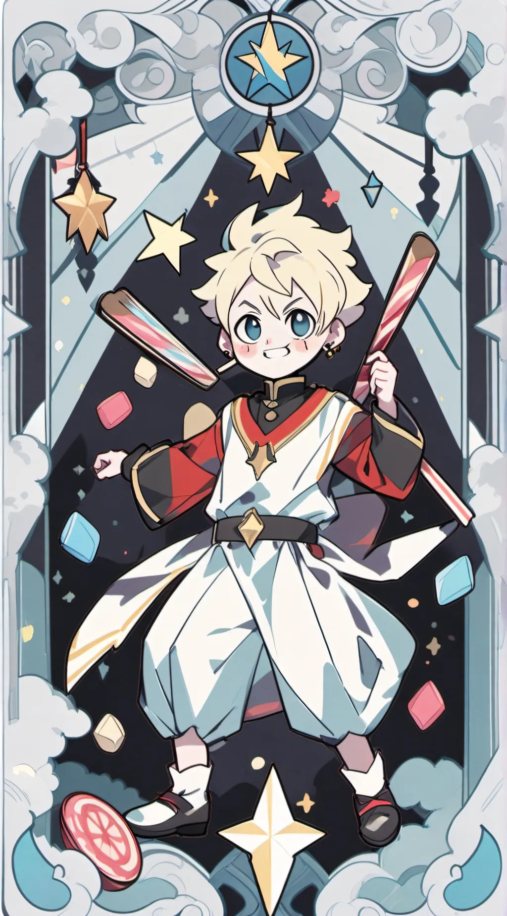 ai character: Under swap sans background