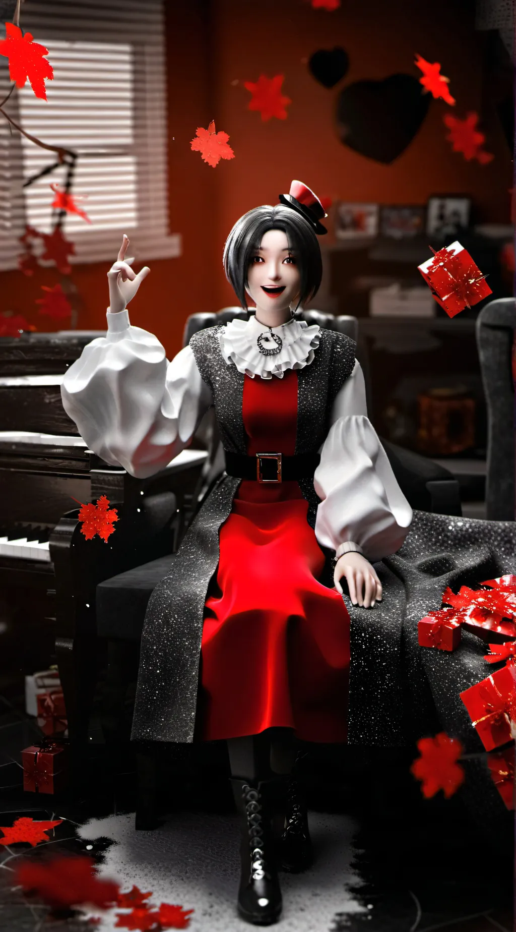 ai character: LiZzY  background