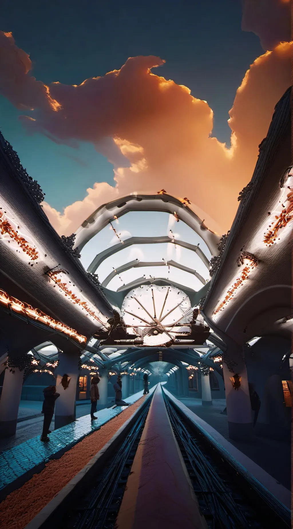 ai character: JJK holiday background