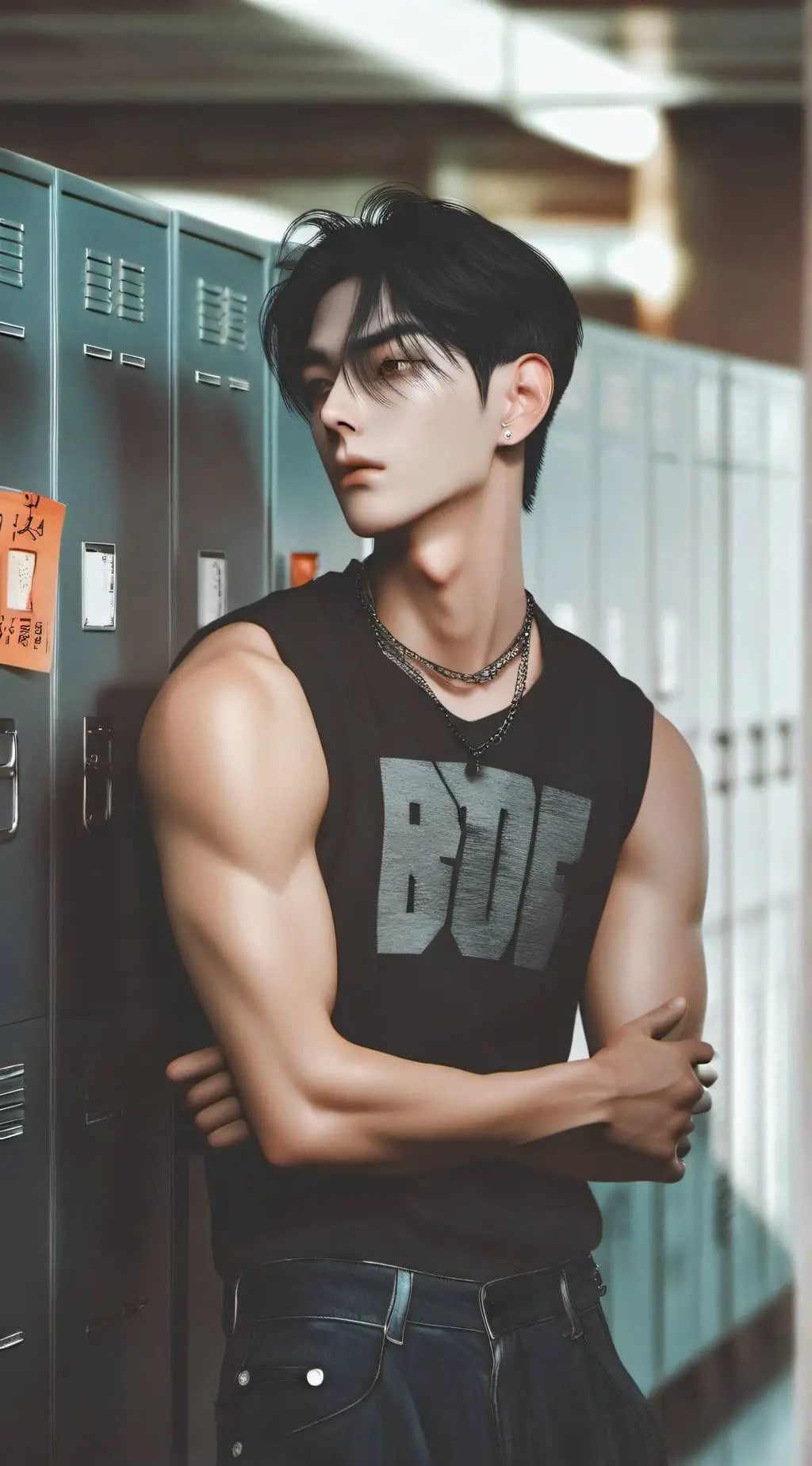 ai character: Dongseok background