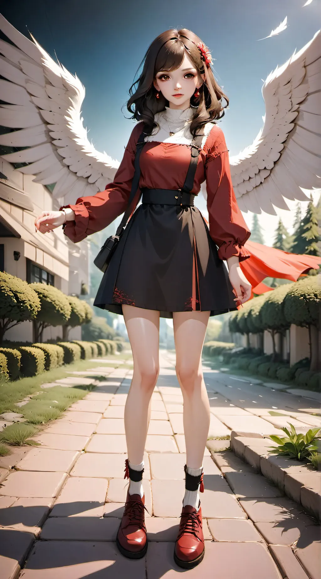 ai character: Rose background