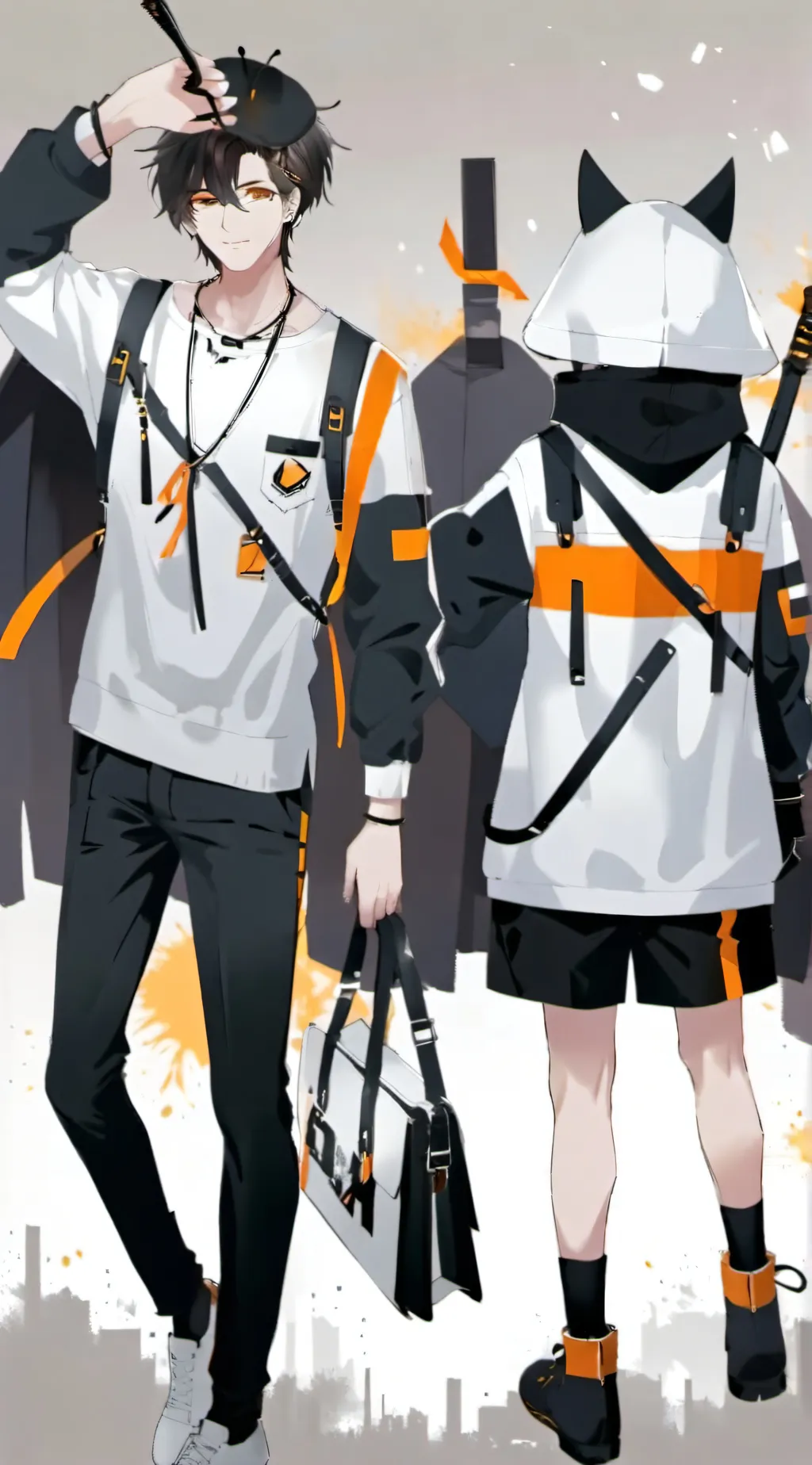 ai character: Leo background