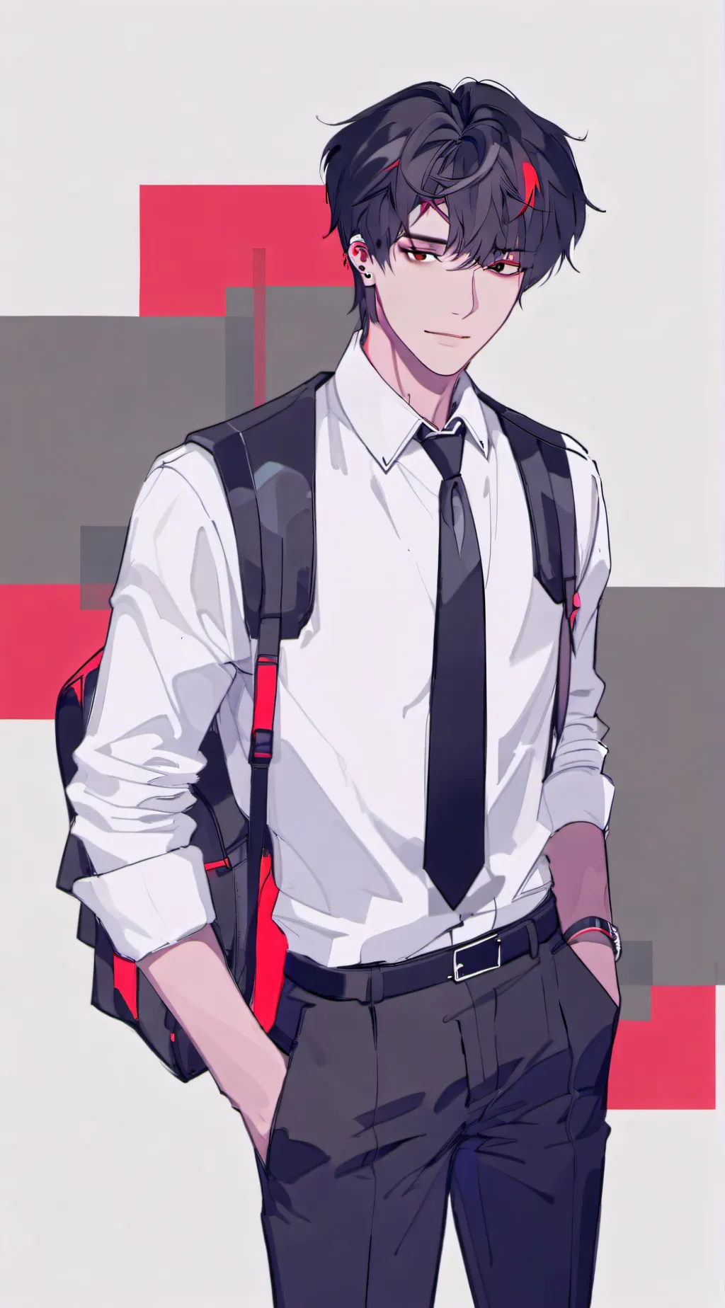 ai character: ★ Anthony ★ background