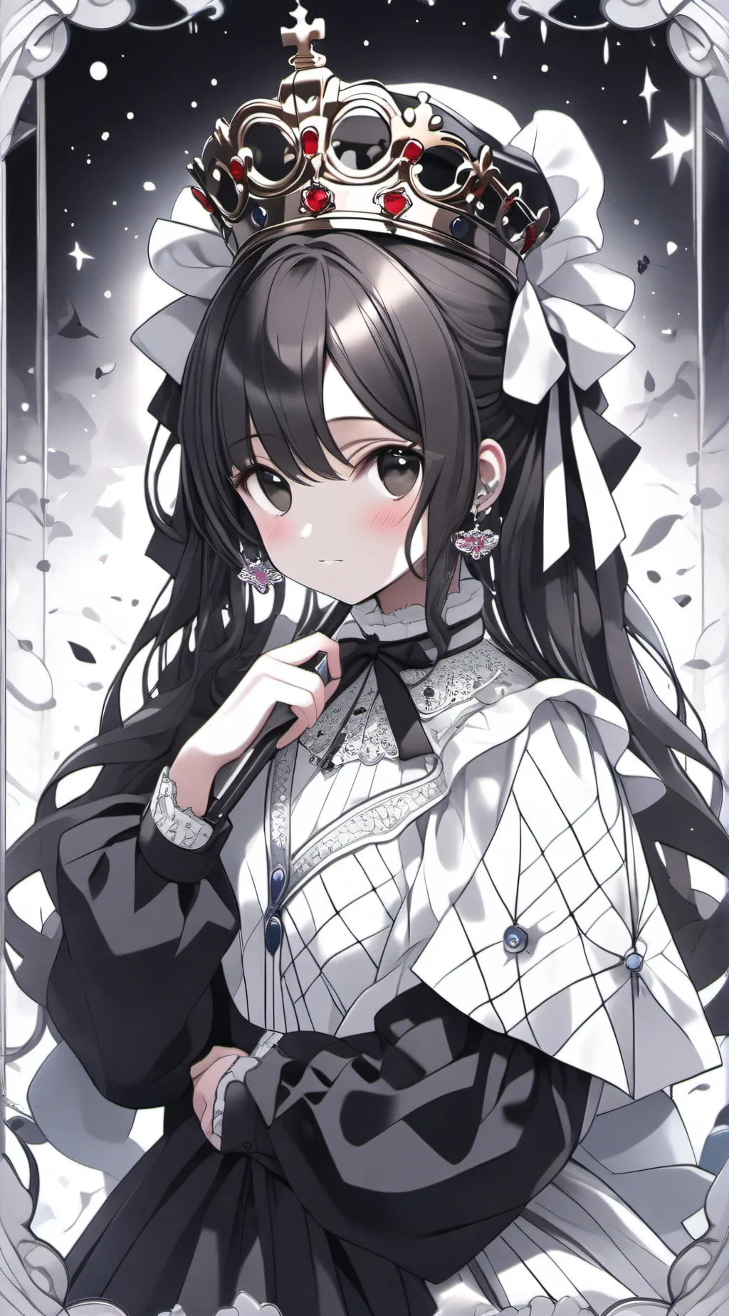 ai character: Girl  background