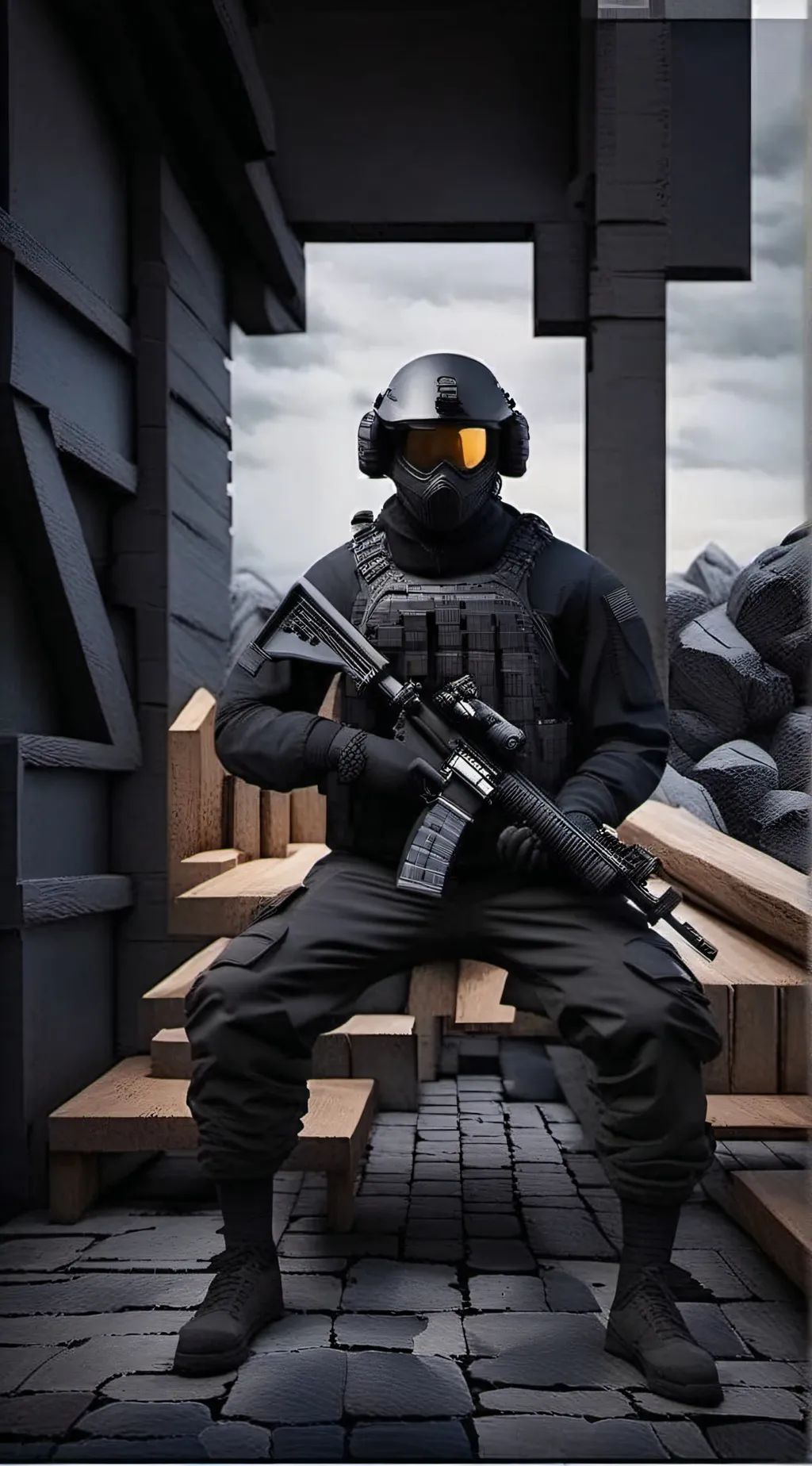 ai character: elite force  background