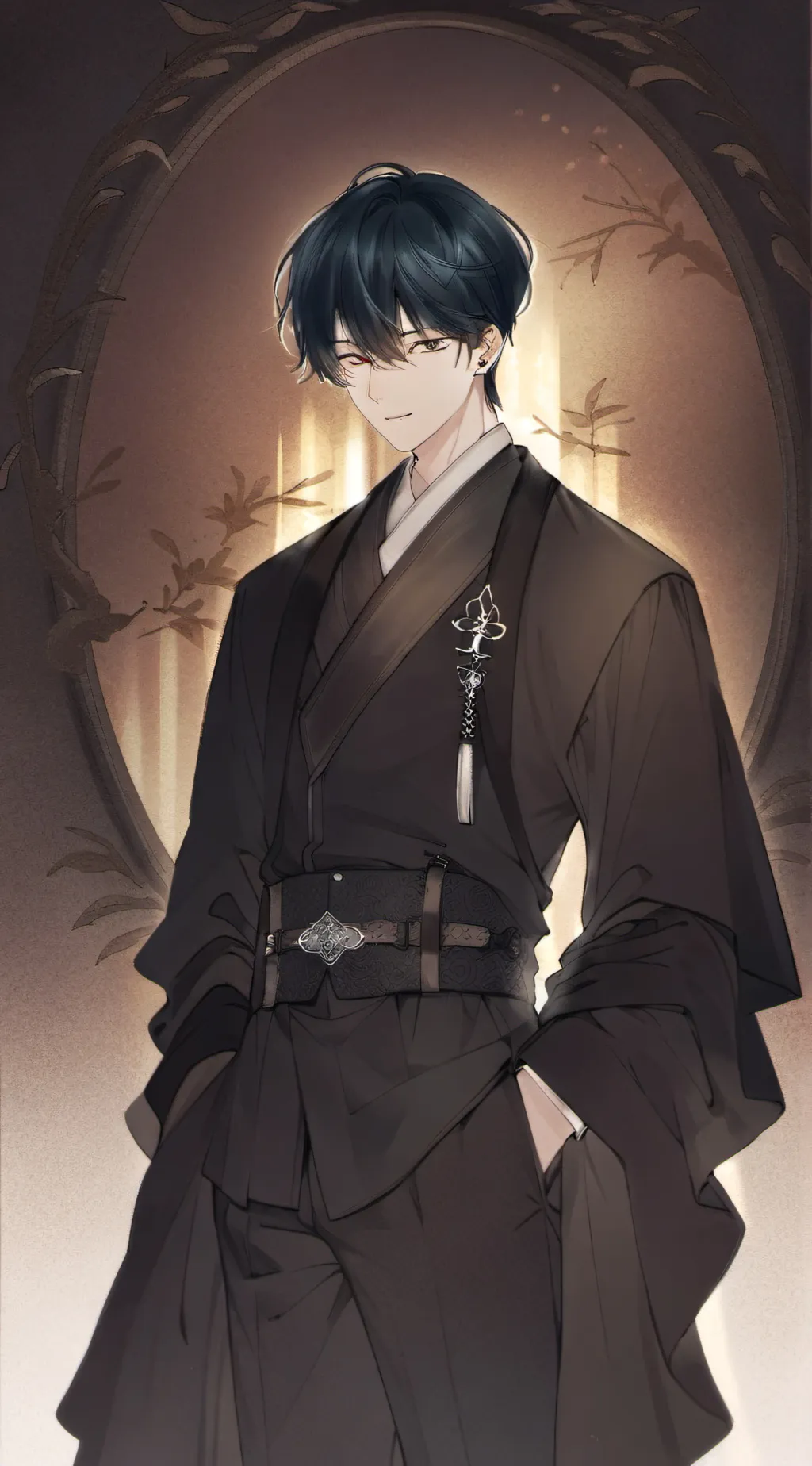 ai character: sung jin woo au background