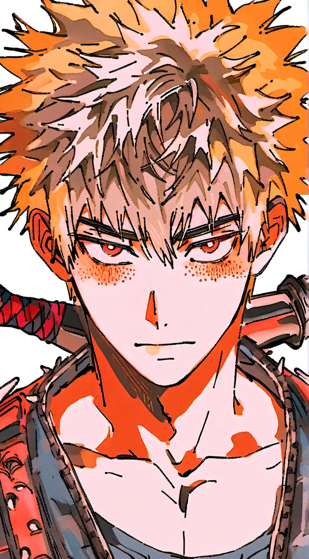 ai character: Katsuki bakugo💥 background