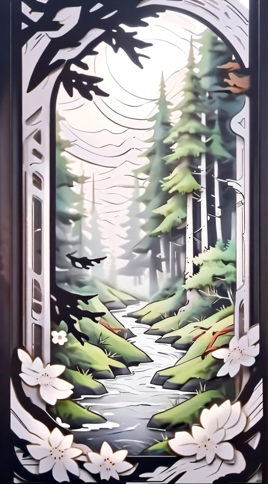 ai character: Grass  background