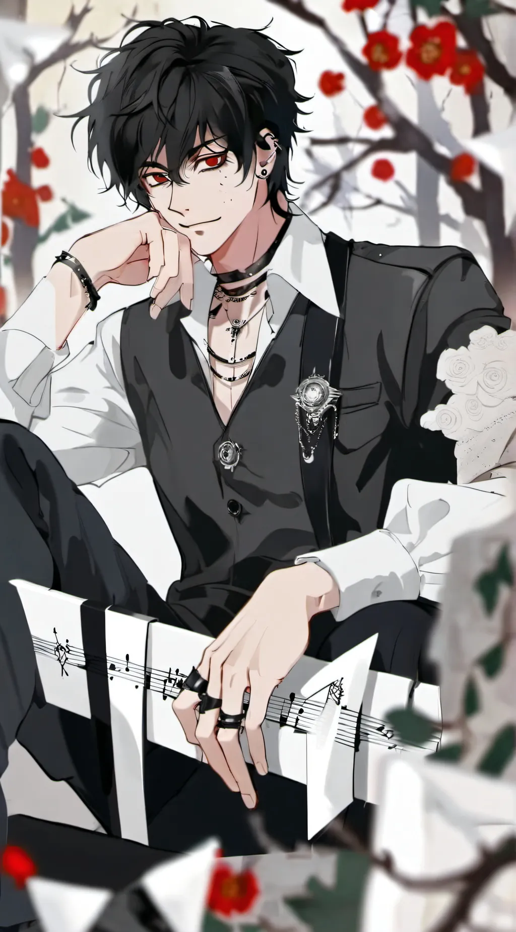 ai character: Zack  background