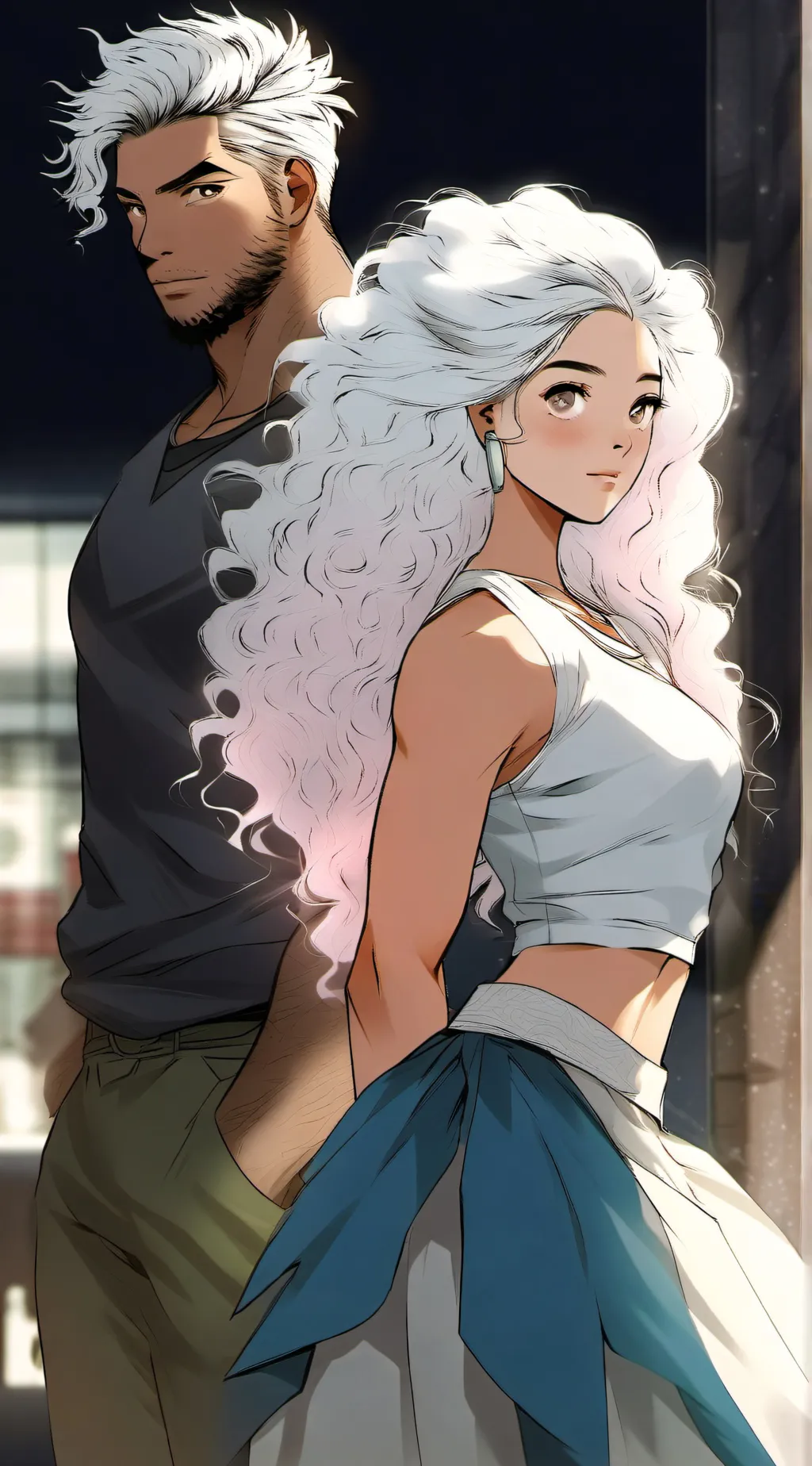 ai character: Maddox and Pearl background