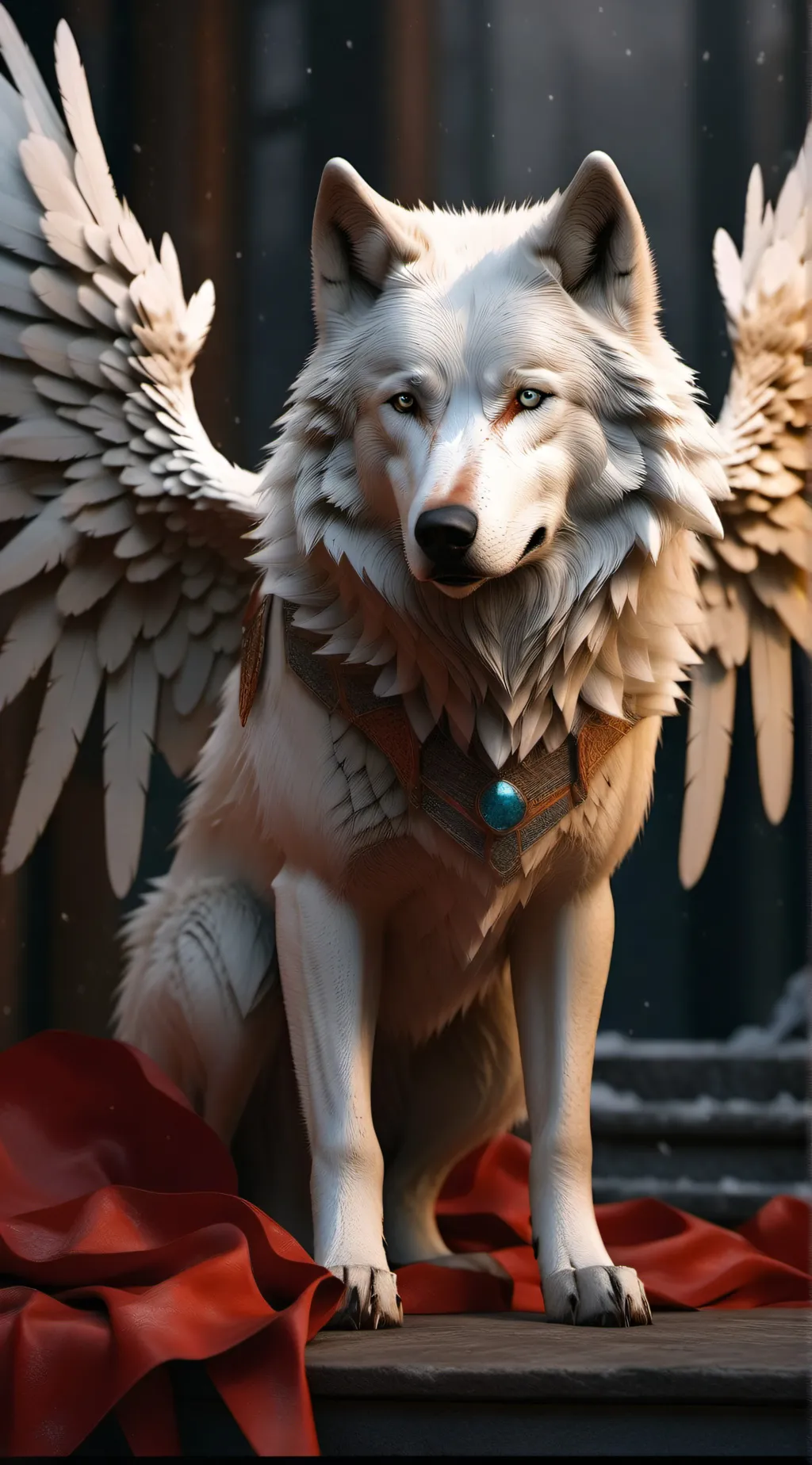 ai character: angel background