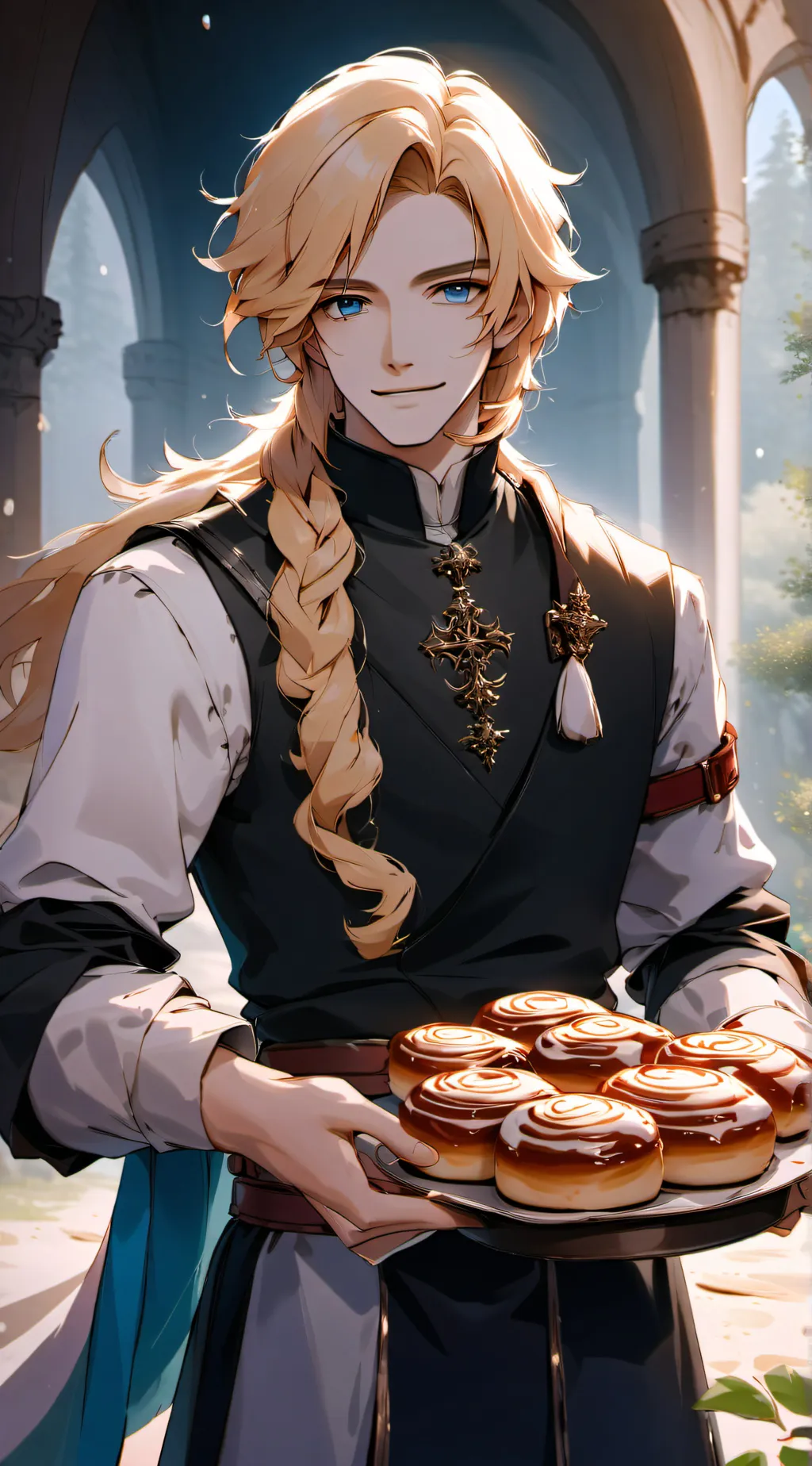 ai character: Custard Buna background