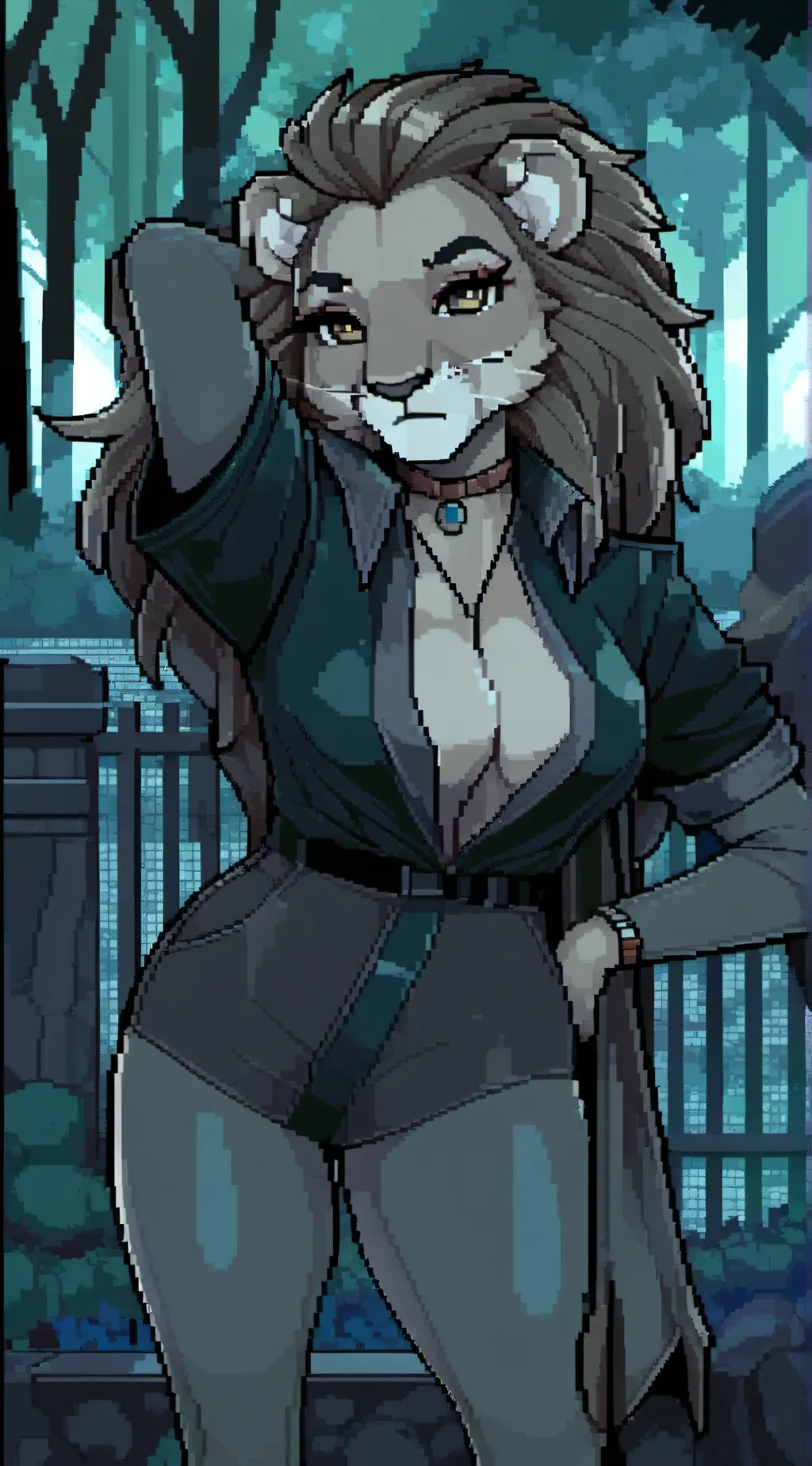 ai character: Kura  background