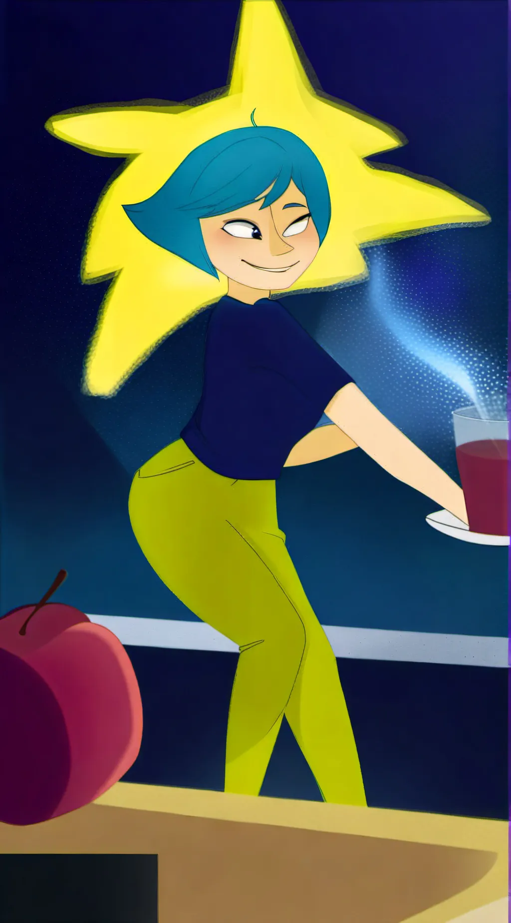 ai character: Drunk emotions  background