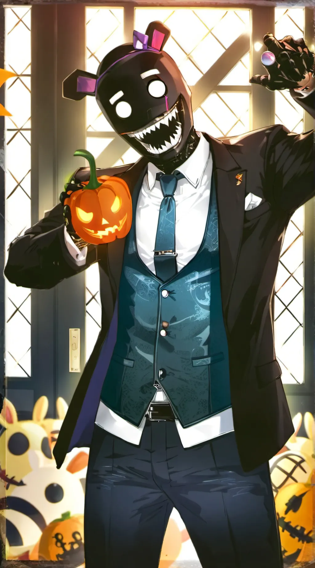 ai character: Jack o' Bonnie🎃 background