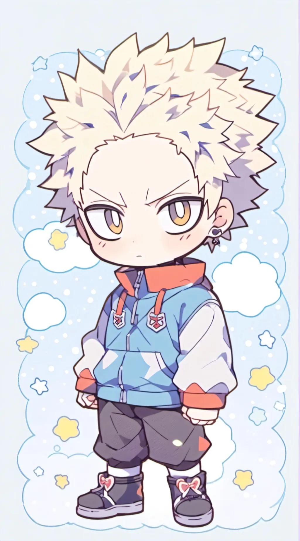 ai character: bakugo background