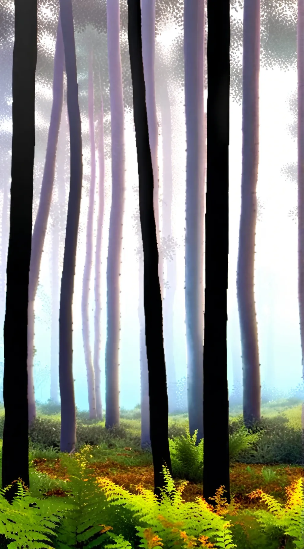 ai character: KNY en el bosque background