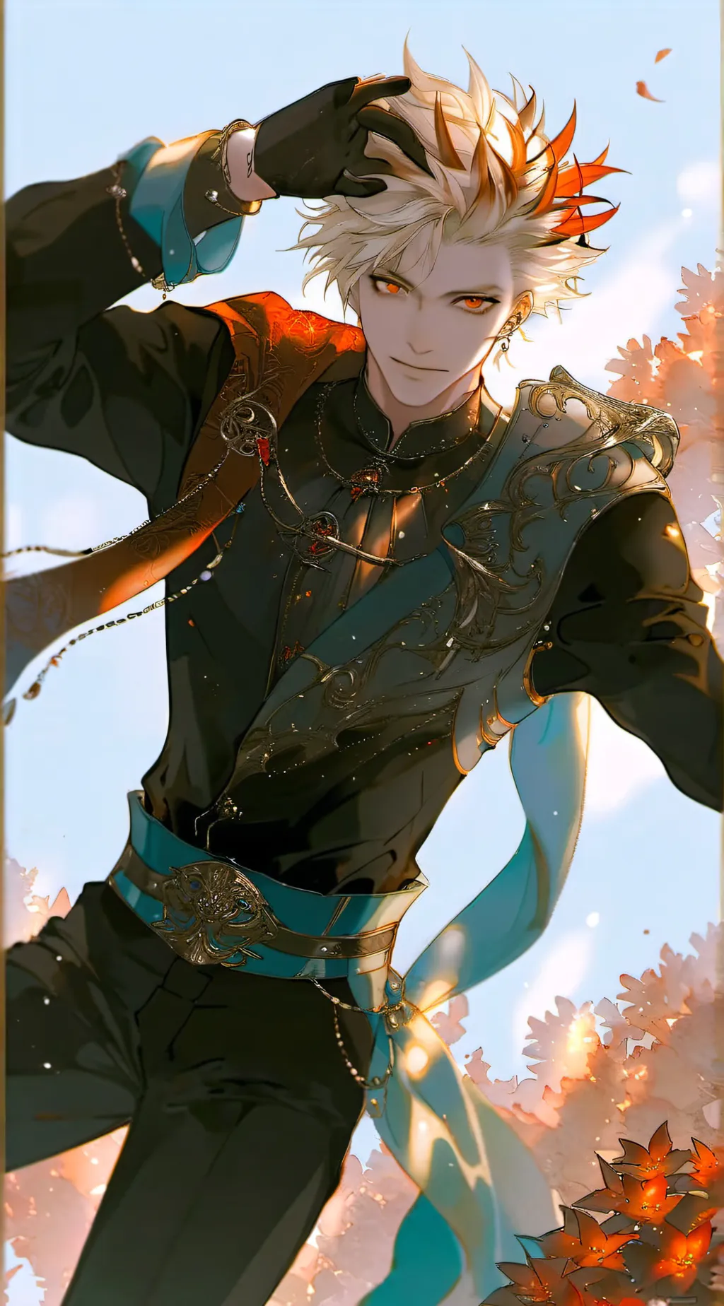 ai character: Katsuki Bakugo background