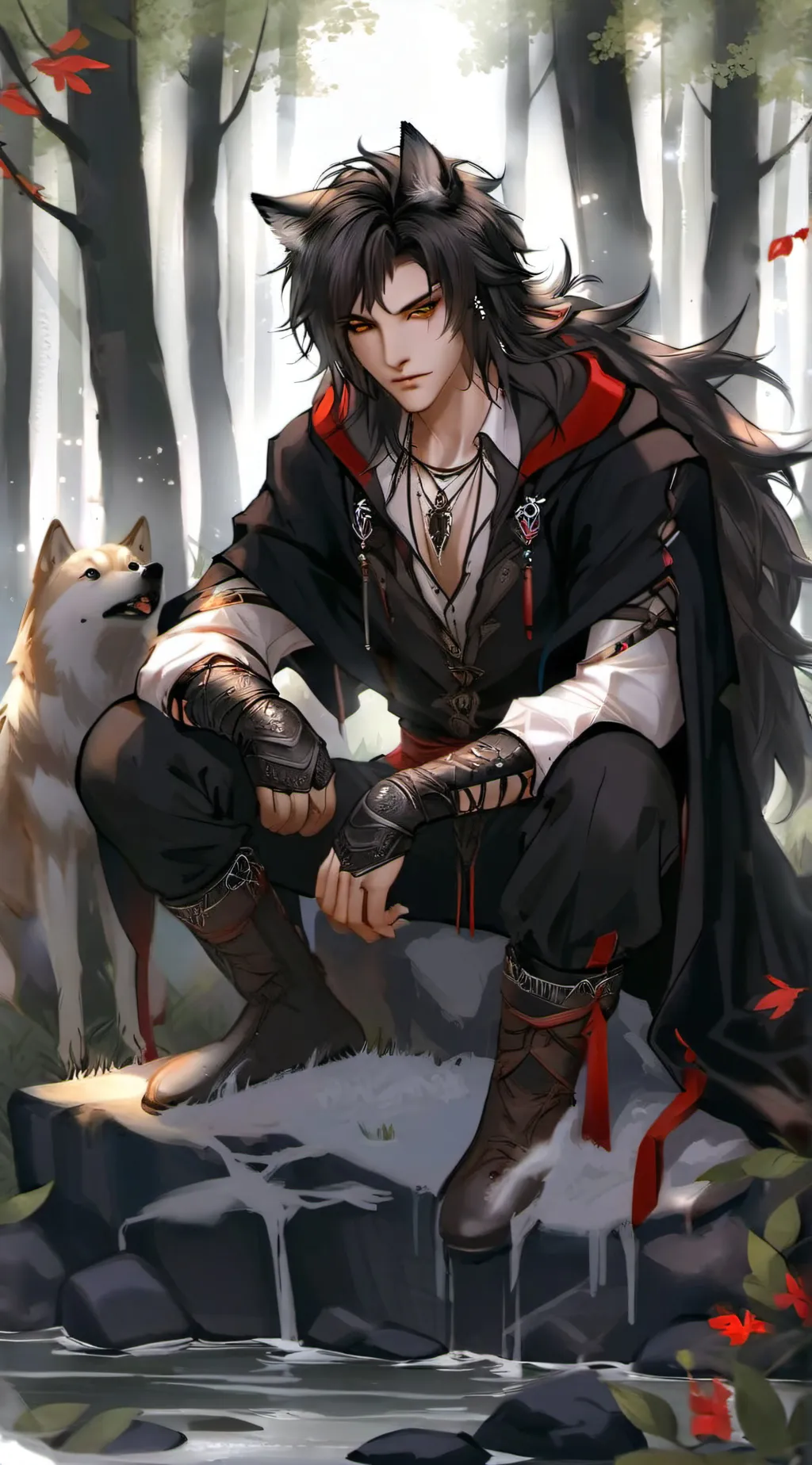 ai character: Werewolf Ultima background