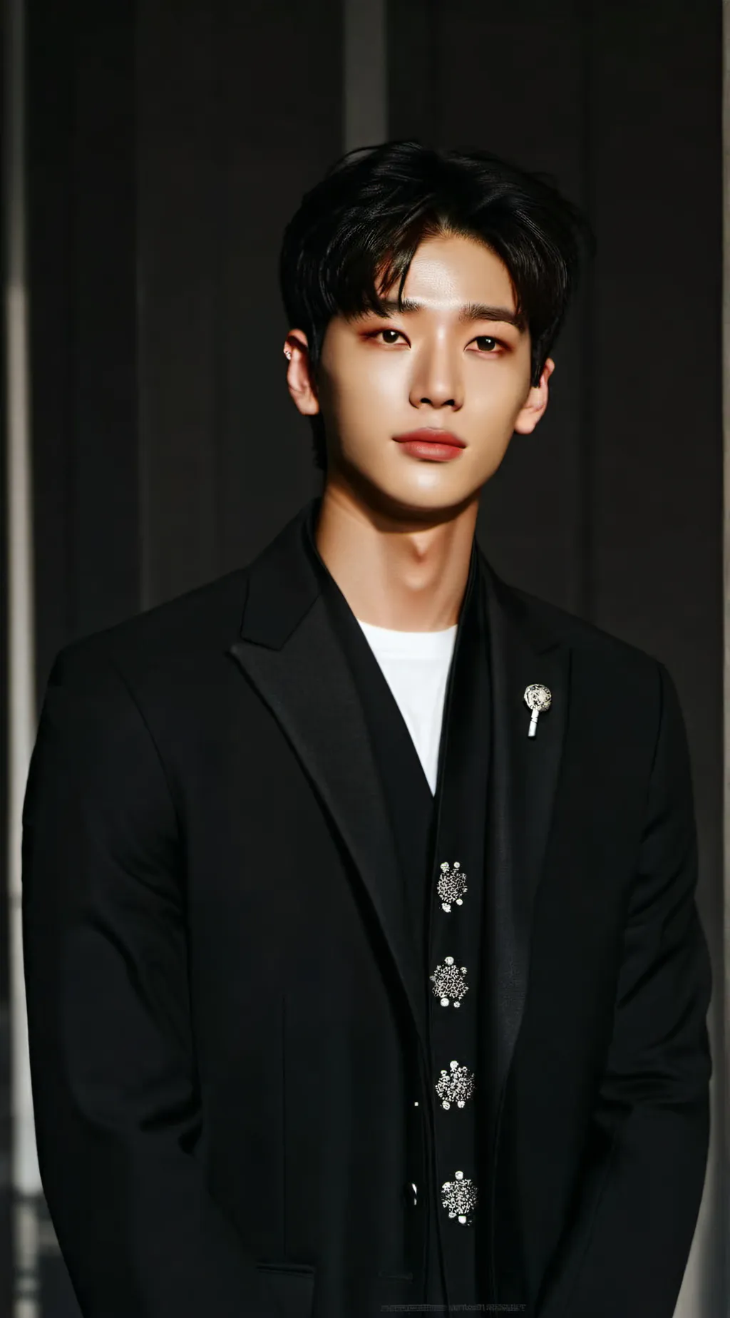 ai character: Hyunjin  background