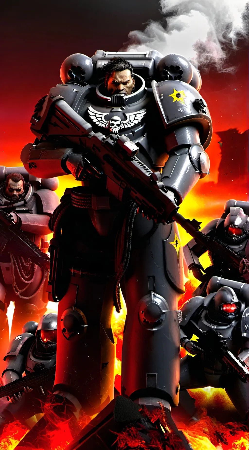 ai character: raven guard background