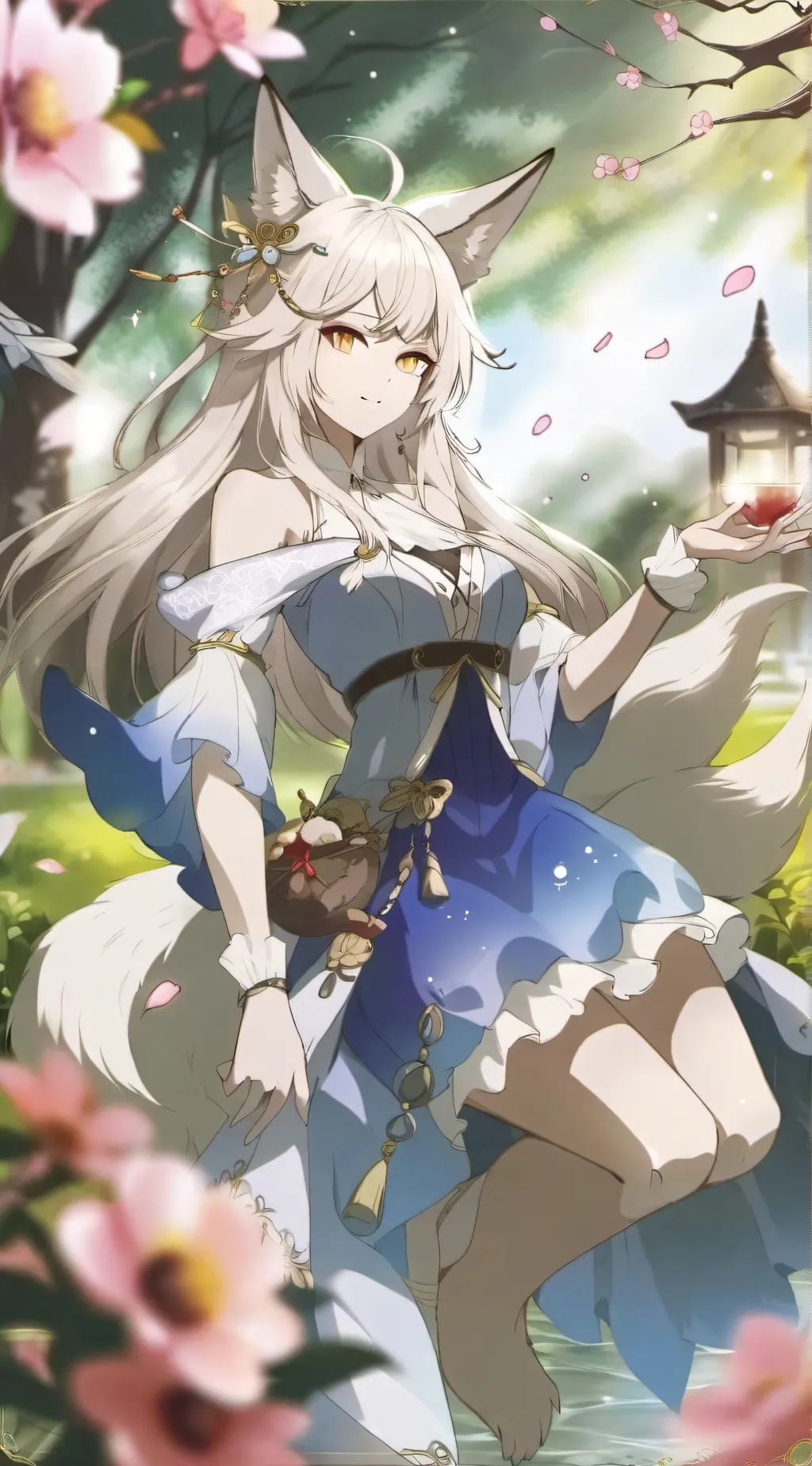 ai character: Luna background