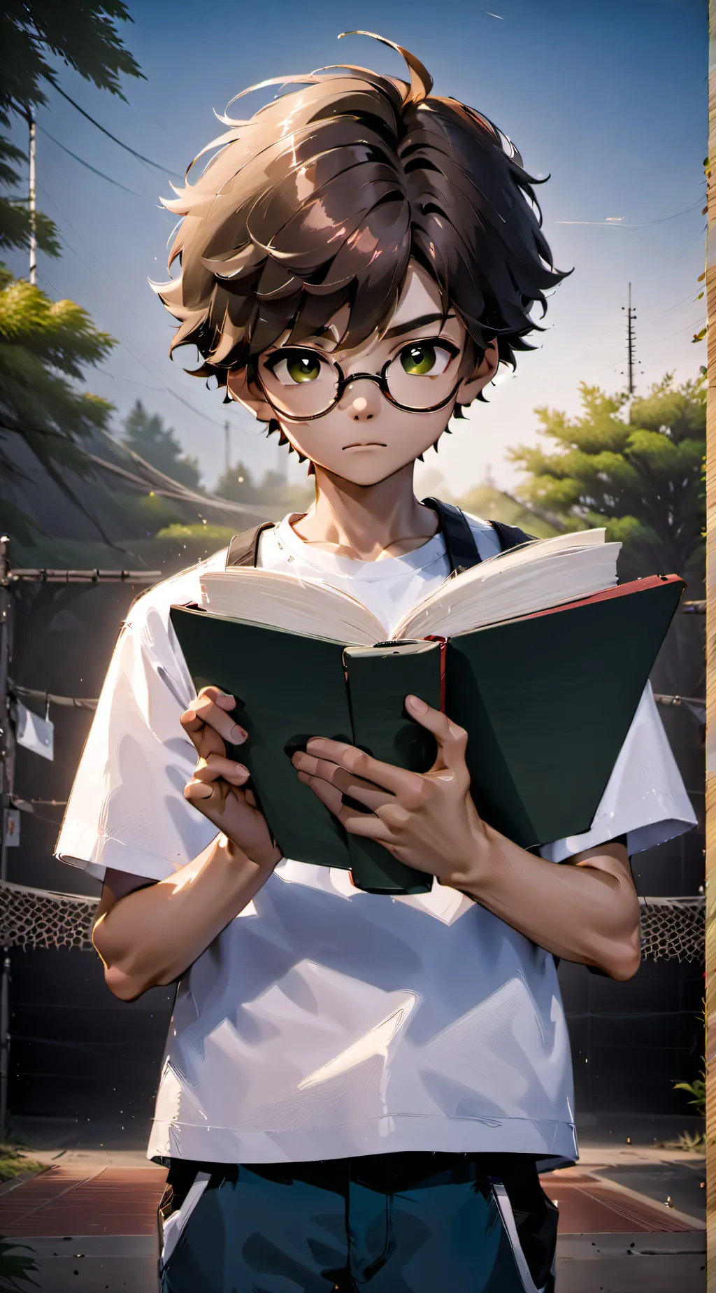 ai character: Oliver background