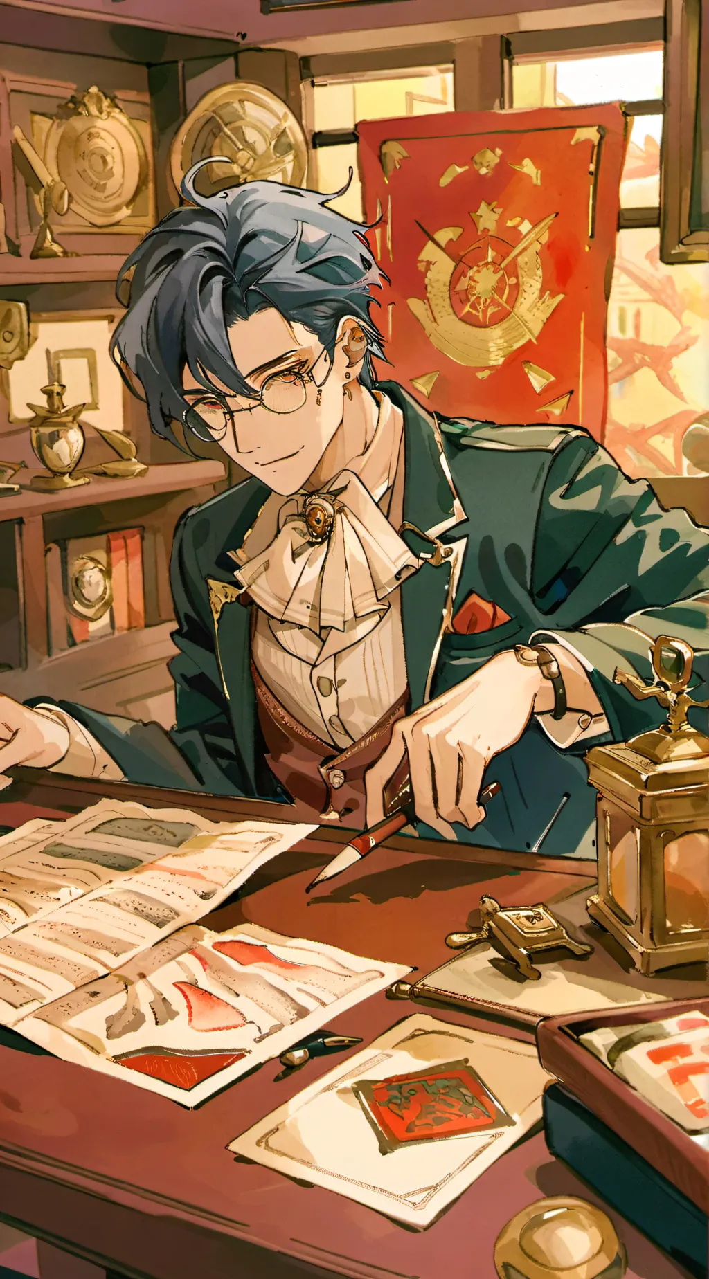 ai character: harry background