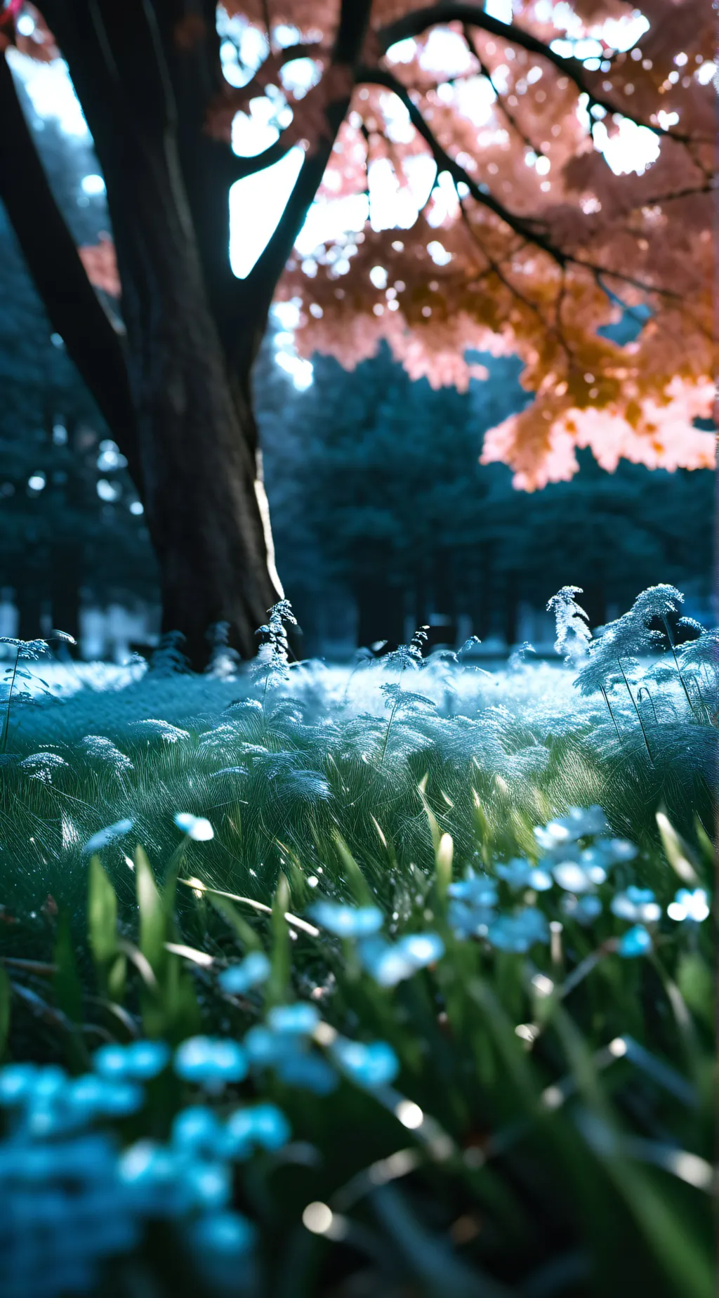 ai character: Grass background