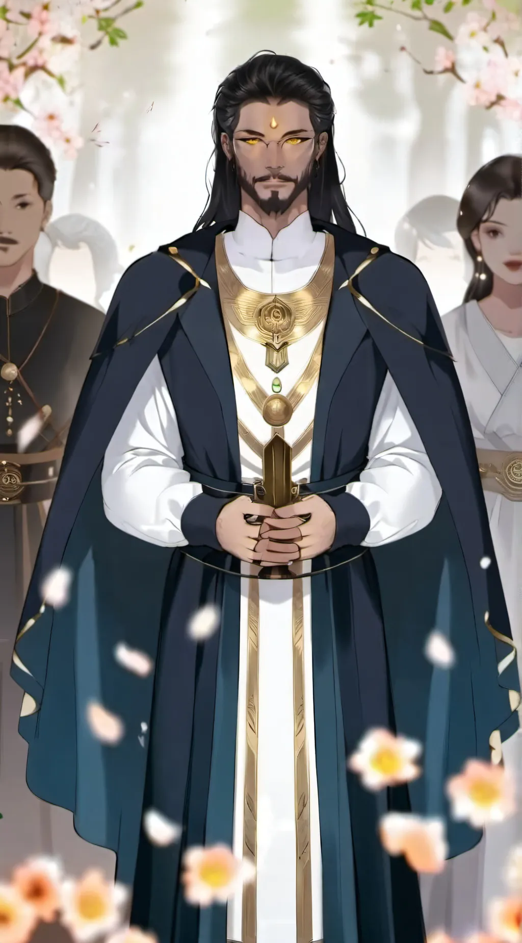 ai character: Helios,Sun God 1 background