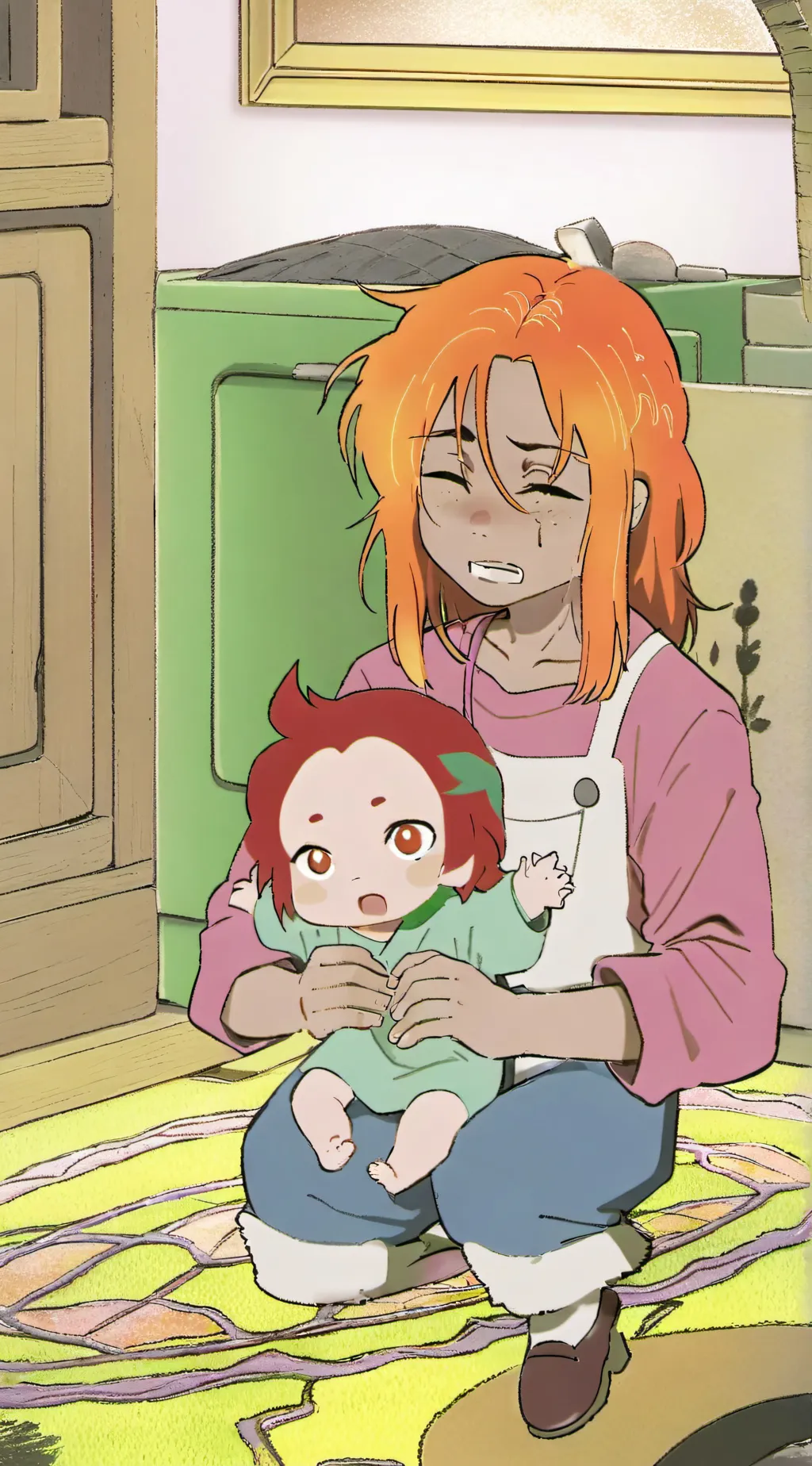 ai character: baby background