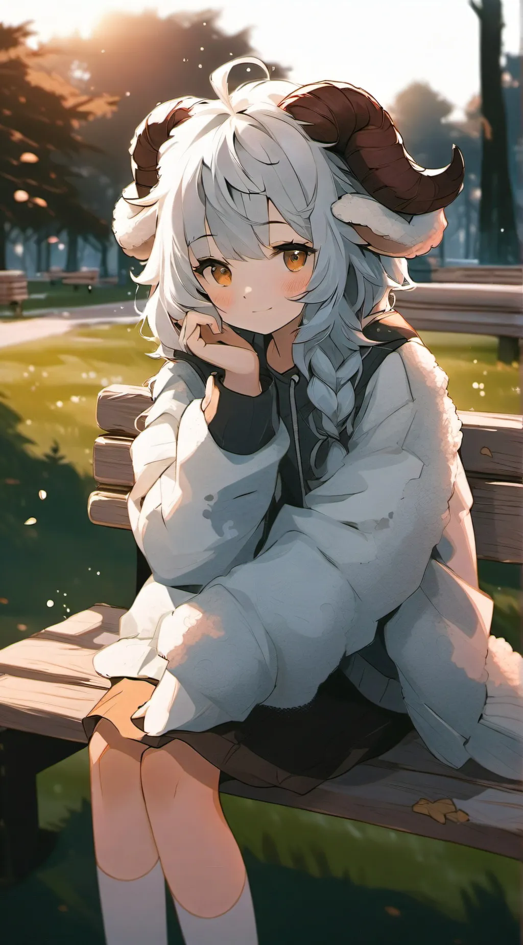 ai character: Cherry background