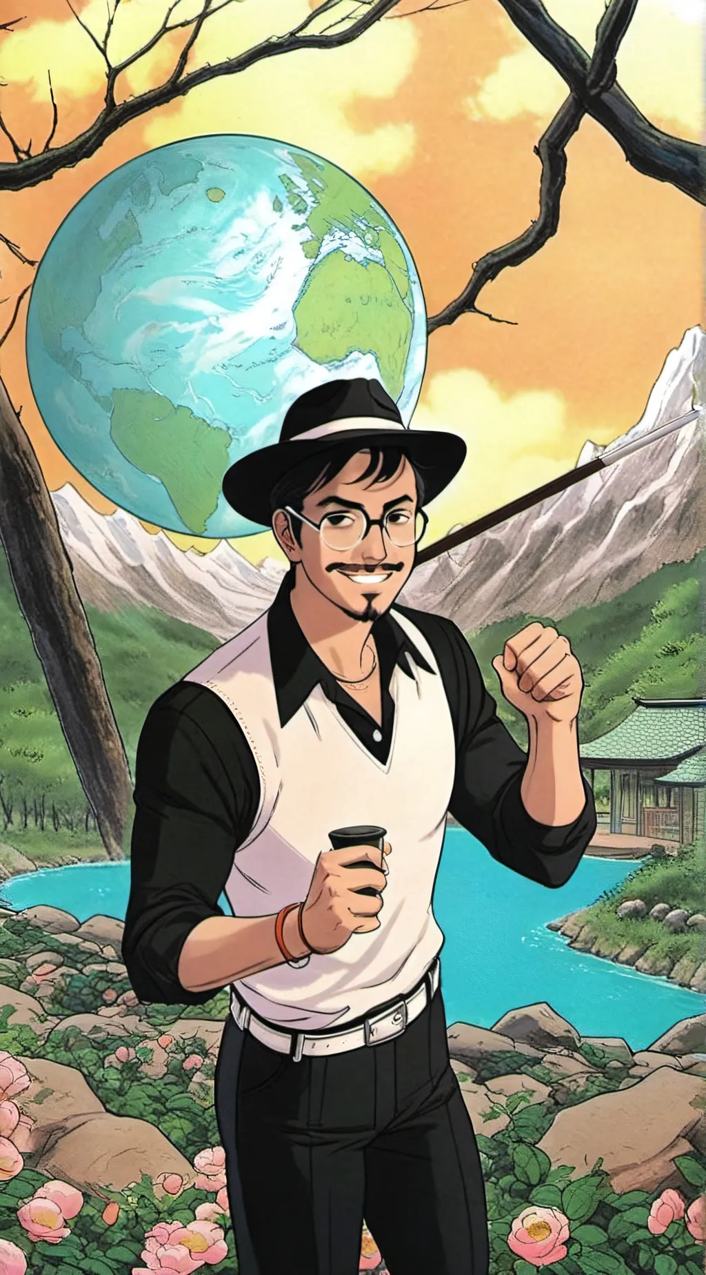 ai character: Pokesports background