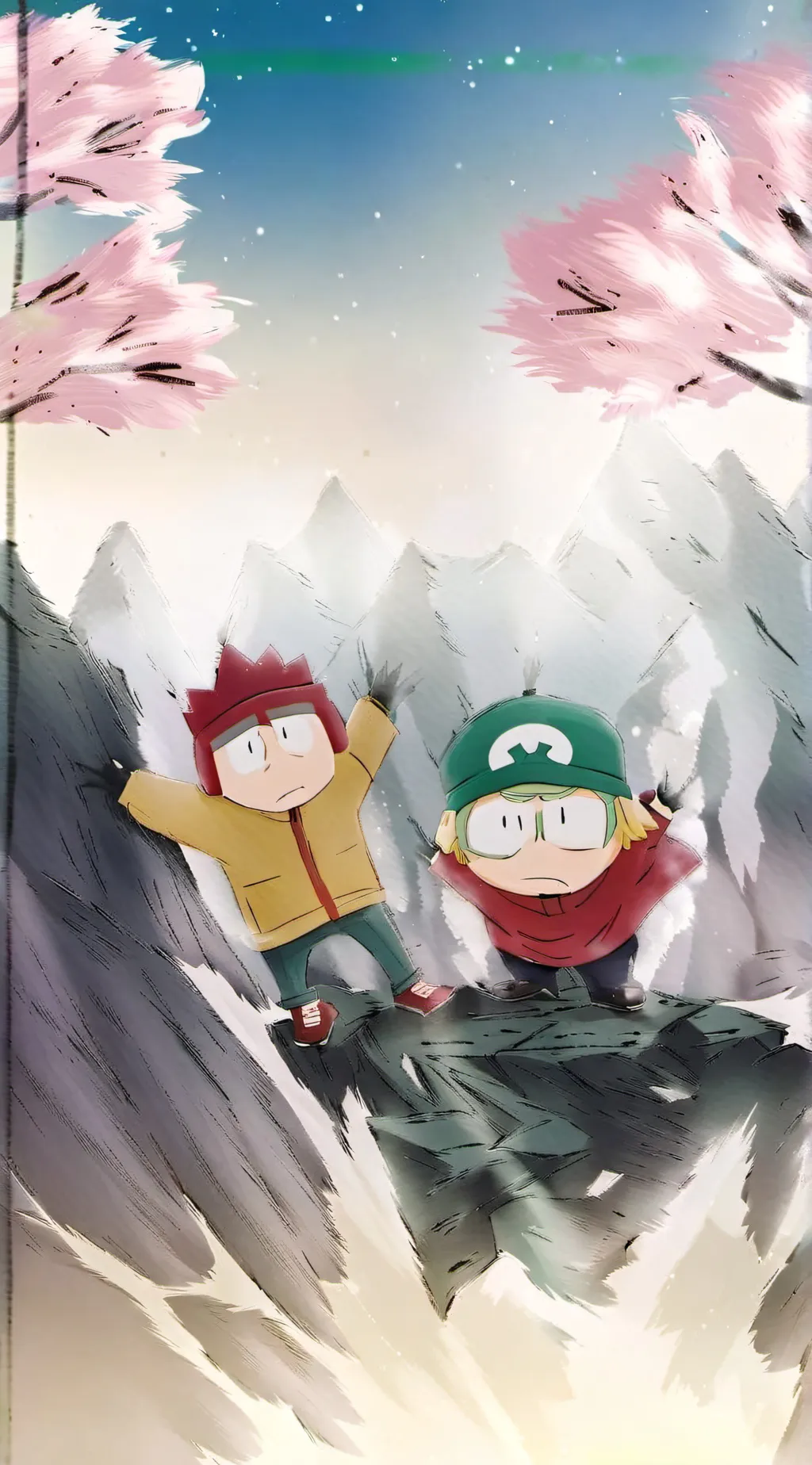 ai character: Style⚠️ background