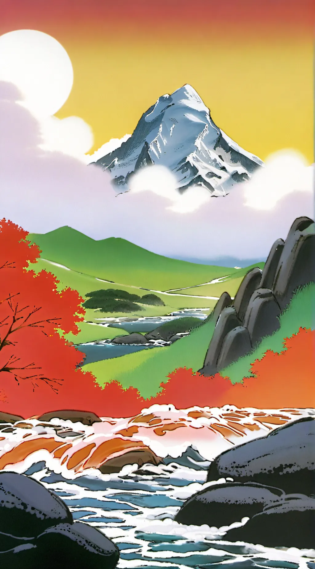 ai character: KNY - a Normal Day background